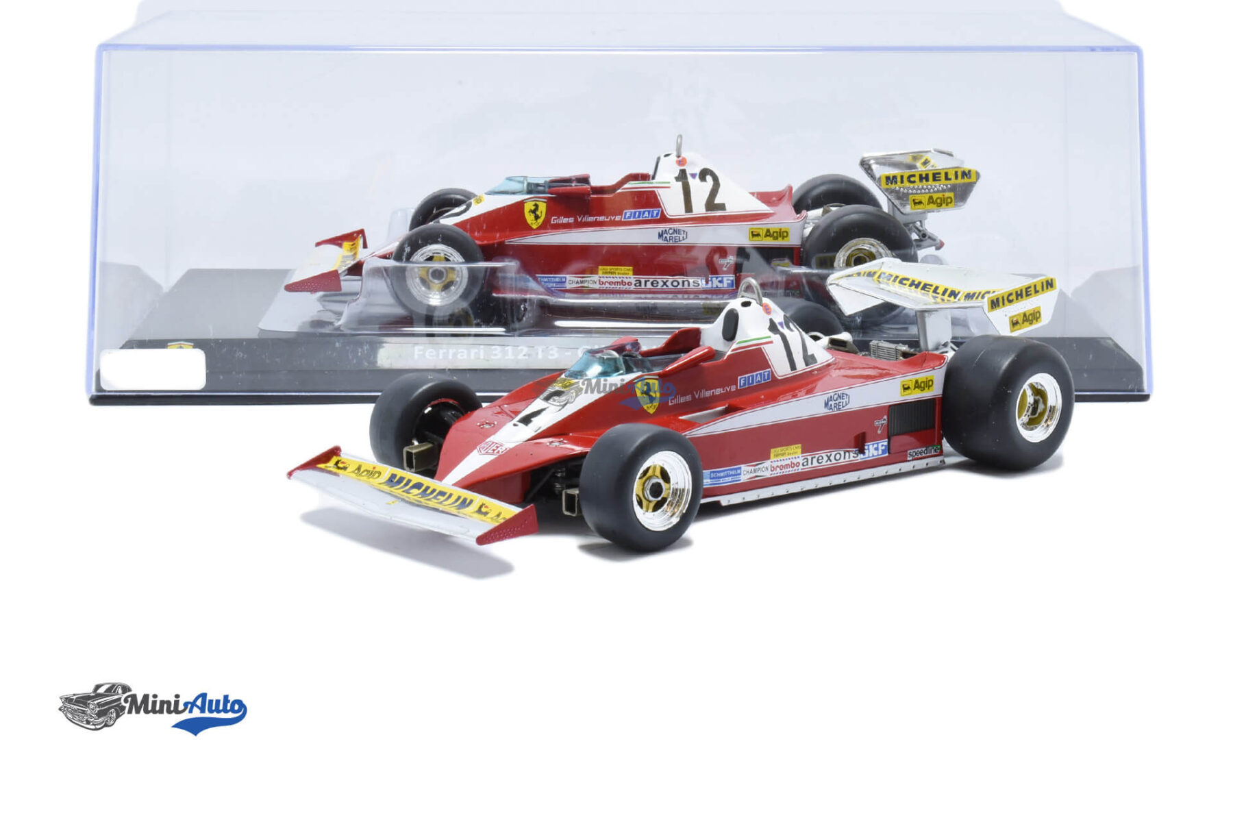 Ferrari 312 T3 N12 G. Villeneuve - 1978 - Red - Image 4