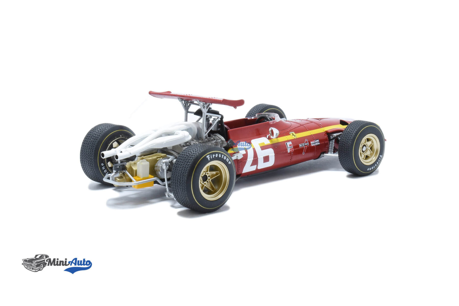 Ferrari 312 F1-68 N26 Jacky Ickx - 1968 - Red - Image 2