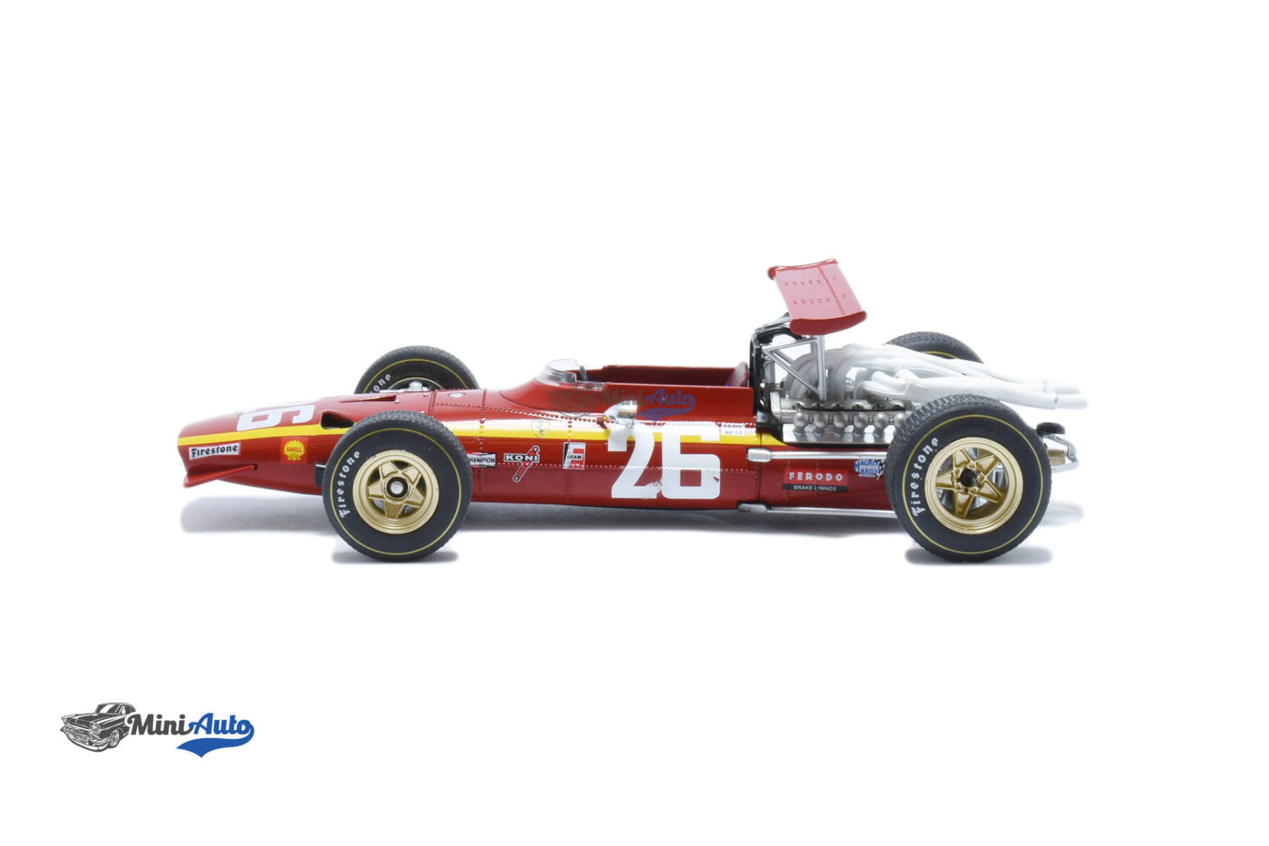 Ferrari 312 F1-68 N26 Jacky Ickx - 1968 - Red - Image 3