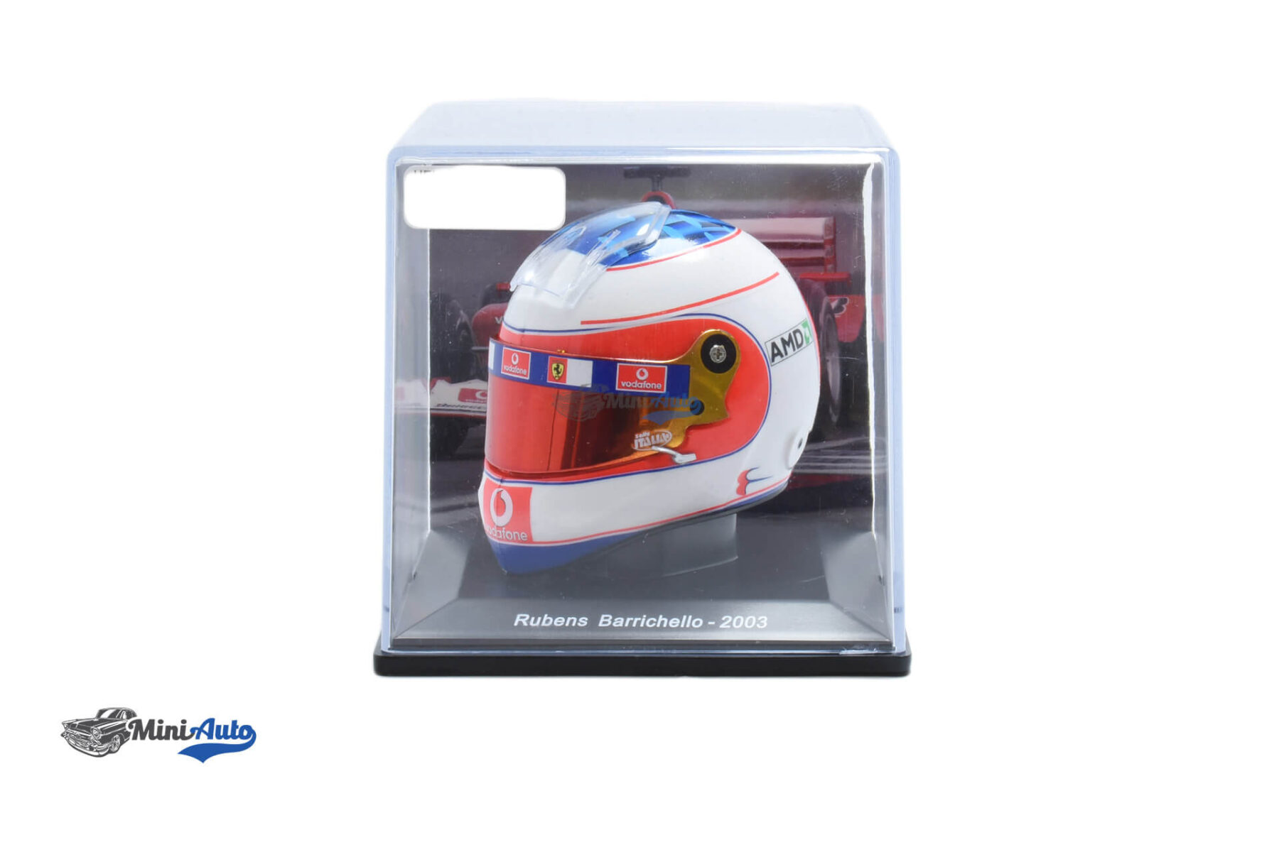 Rubens Barrichello F2003 Helmet 1:5 - Image 4