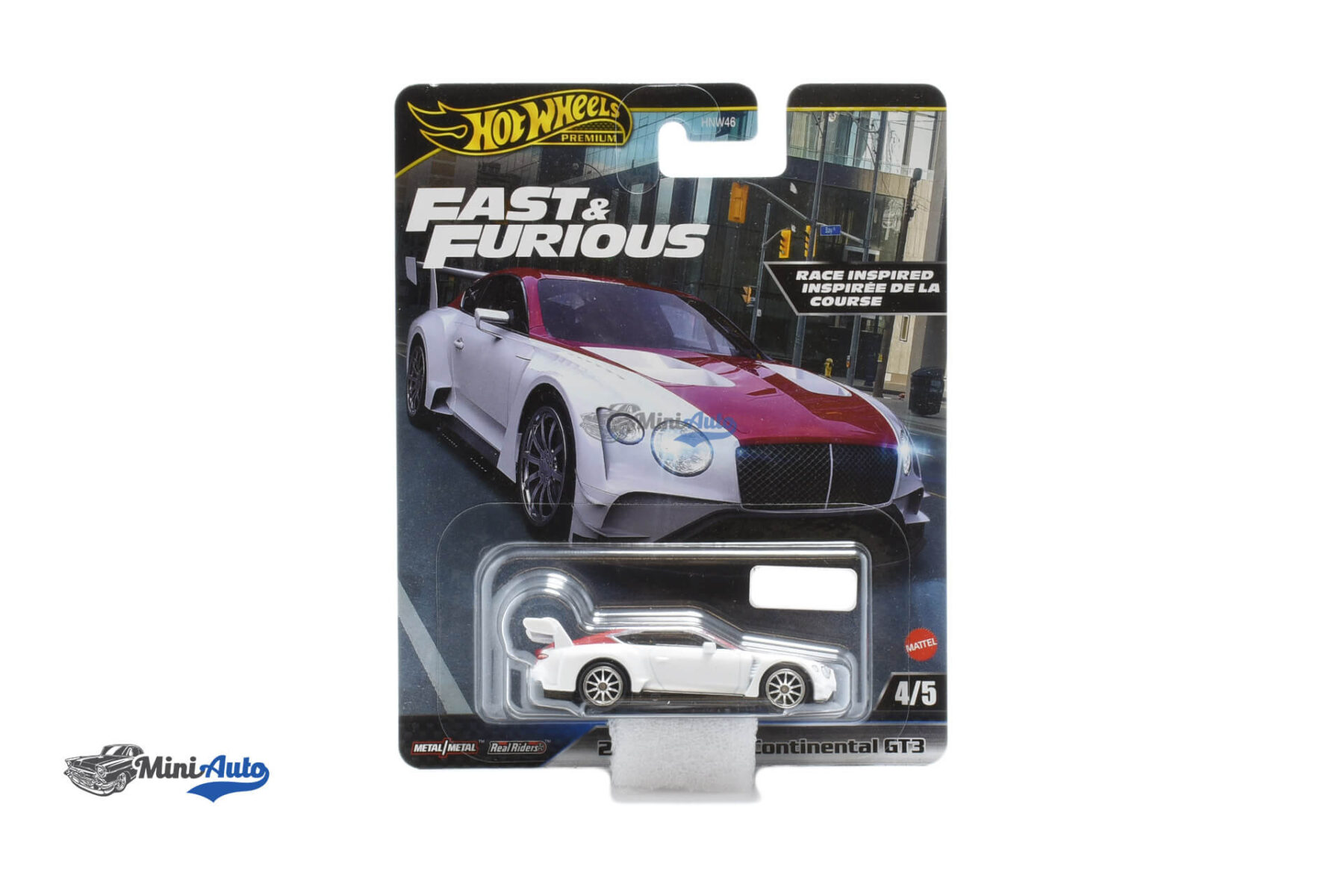 HWMVHVR63---Bentley-Continental-GT3-F&F---2018---White_1 Bentley Continental GT3 F&F - 2018 - White - Image 1