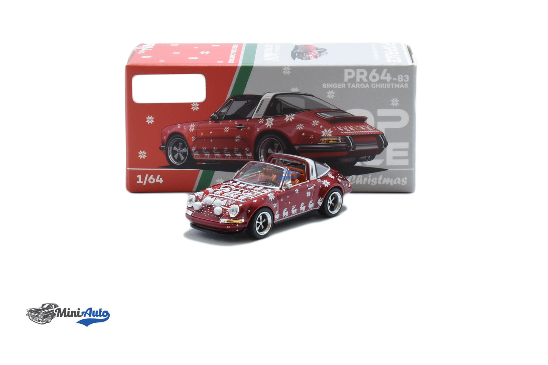 Porsche 911 Targa Singer Christmas Edition - 1991 - Red - Image 4