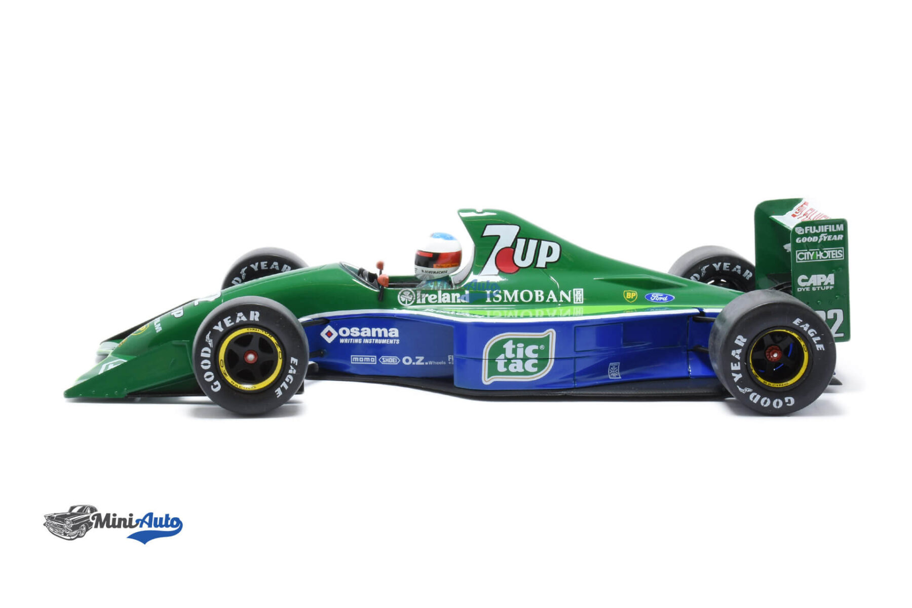 Jordan 191 7UP N32 M. Schumacher - 1991 - Green - Image 3