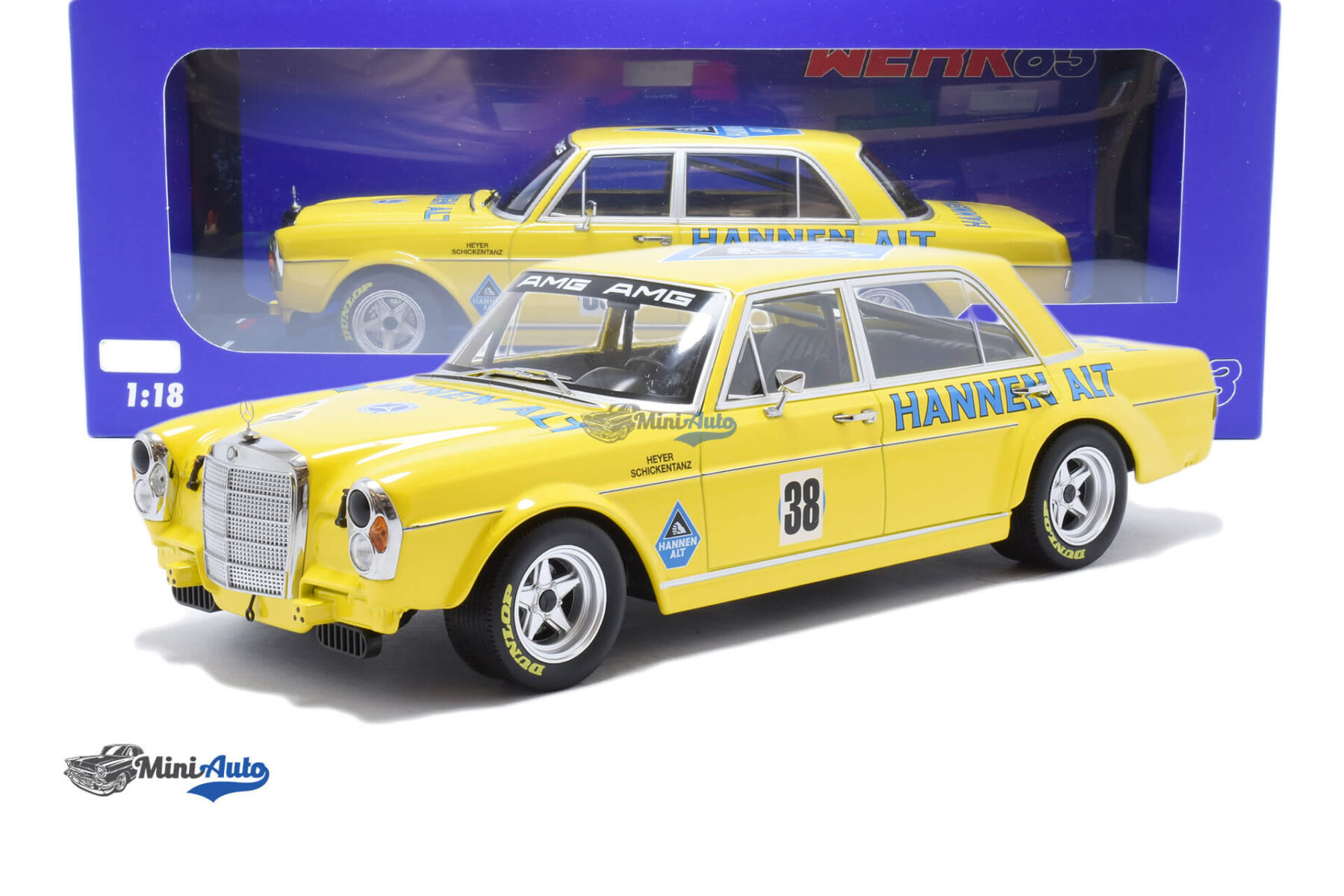 Mercedes Benz 300 SEL N38 Hans Heyer - 1971 - Yellow - Image 4