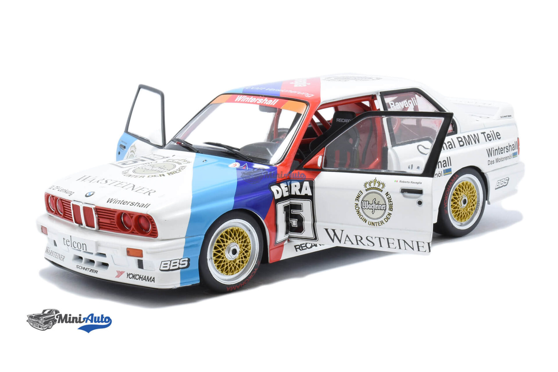 BMW E30 M3 DTM Team Schnitzer Warsteiner N15 R. Ravaglia - 1989 - White - Image 2