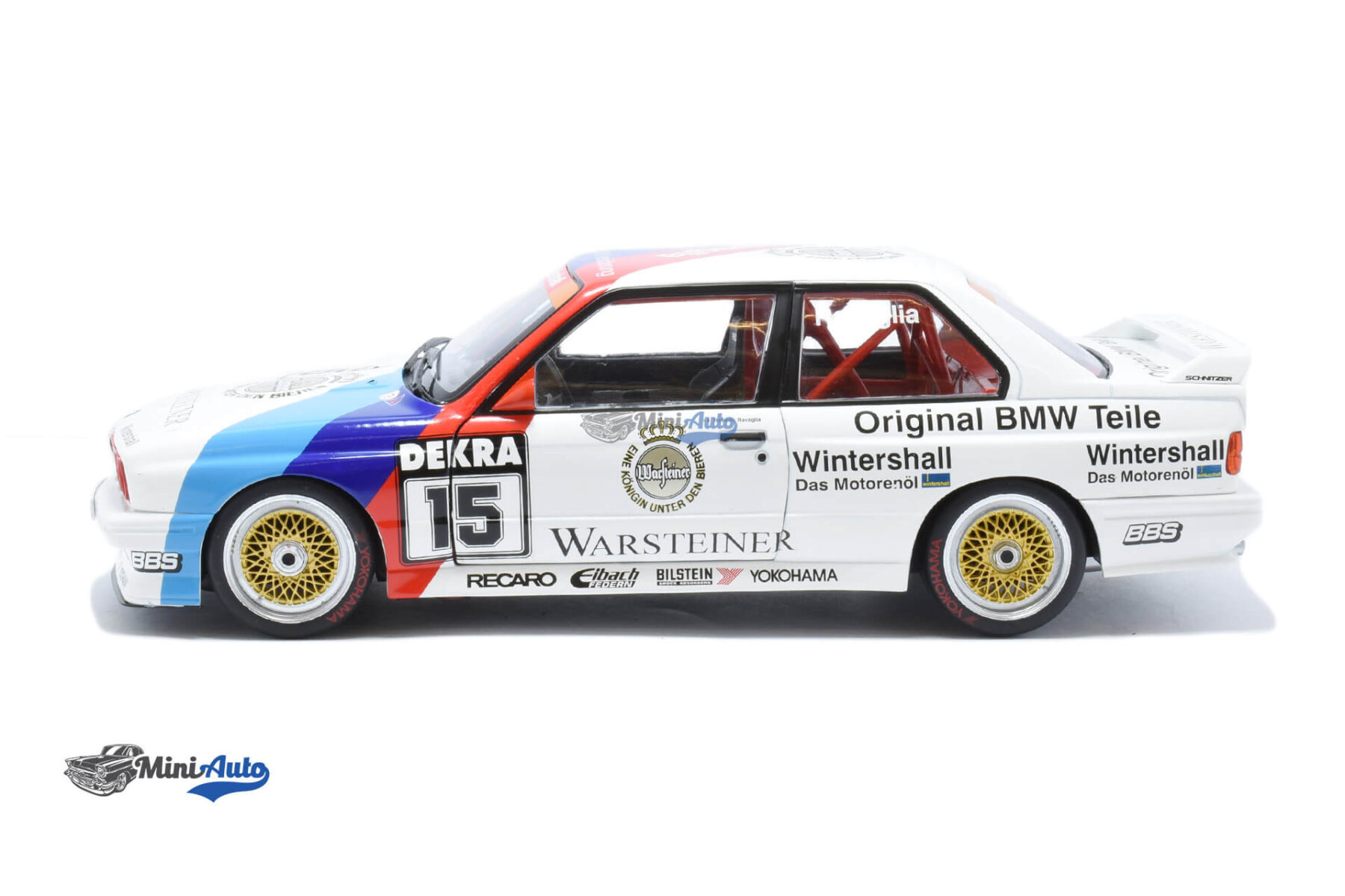 BMW E30 M3 DTM Team Schnitzer Warsteiner N15 R. Ravaglia - 1989 - White - Image 5
