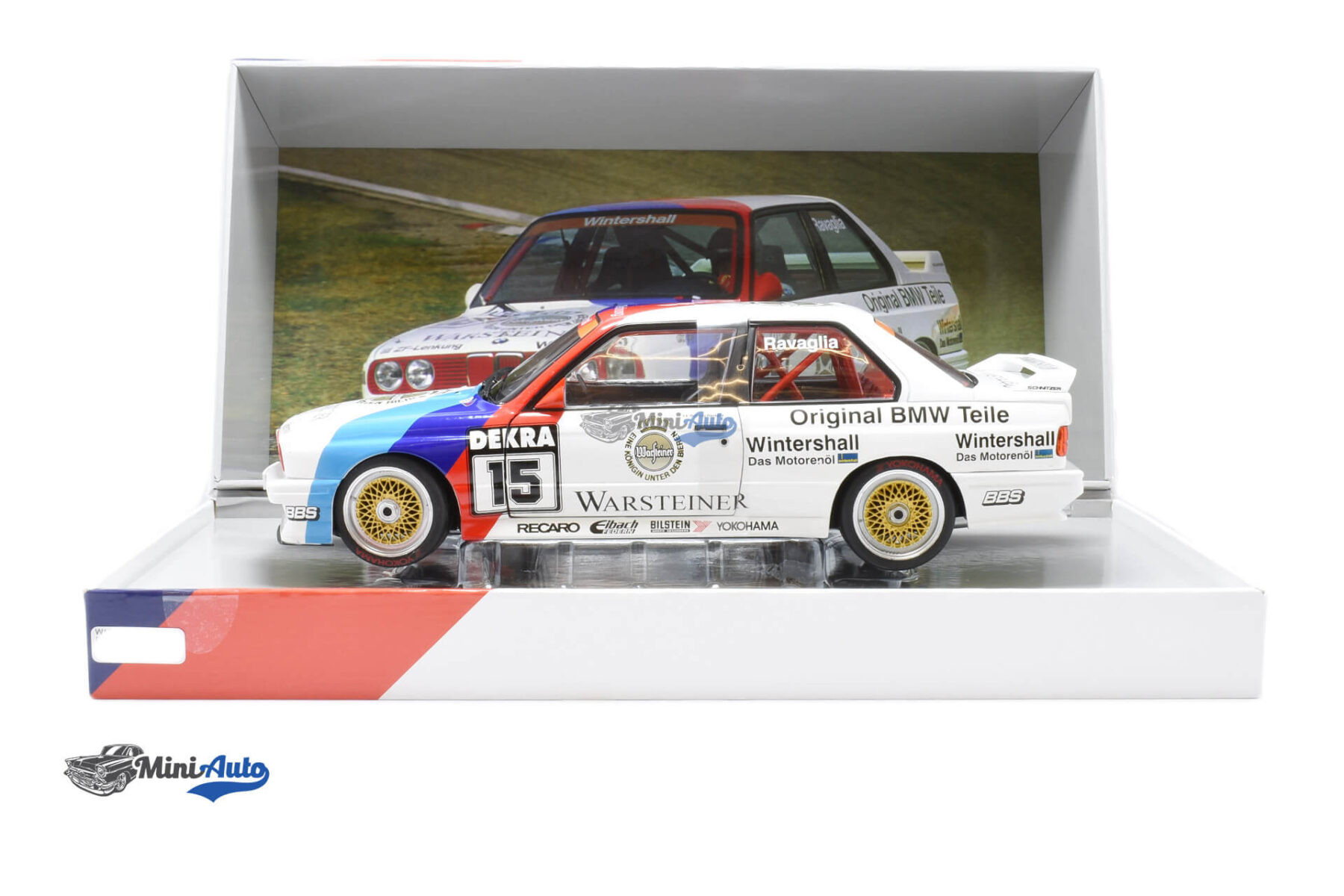 BMW E30 M3 DTM Team Schnitzer Warsteiner N15 R. Ravaglia - 1989 - White - Image 6