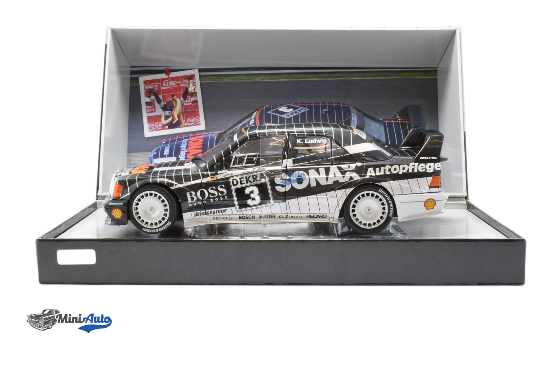 Mercedes Benz 190E EVO2 AMG DTM K. Ludwig - 1992 - Black/Silver - Image 6