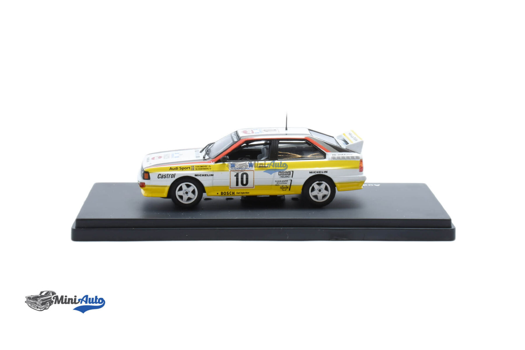 Audi Quattro N 10 Winner Rally Acropolis S. Blomovist - 1984 - White - Image 3