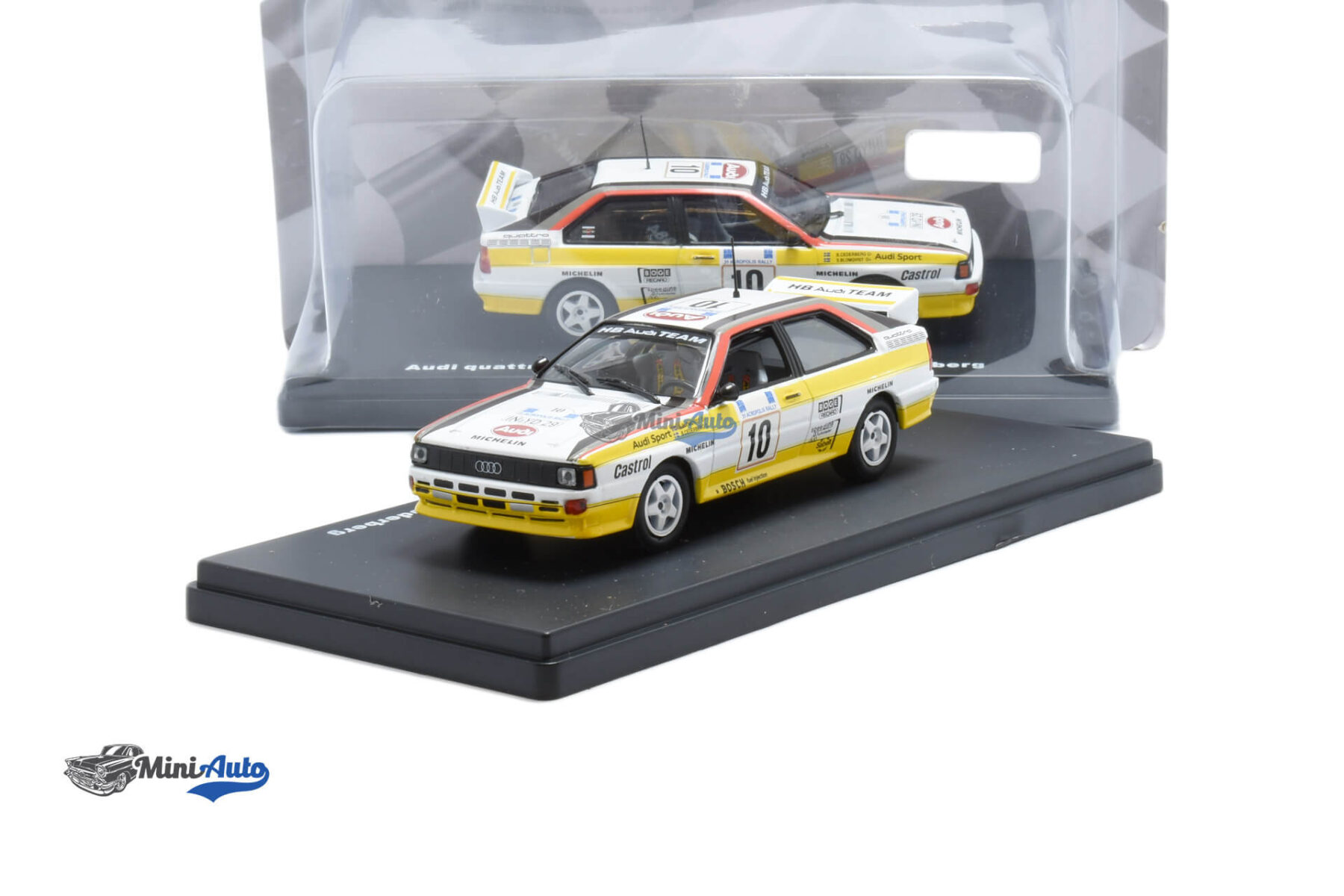 Audi Quattro N 10 Winner Rally Acropolis S. Blomovist - 1984 - White - Image 4