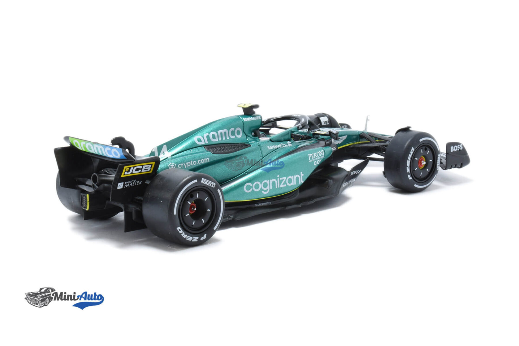 Aston Martin AMR23 Fernando Alonso N14 - 2023 - Green - Image 2