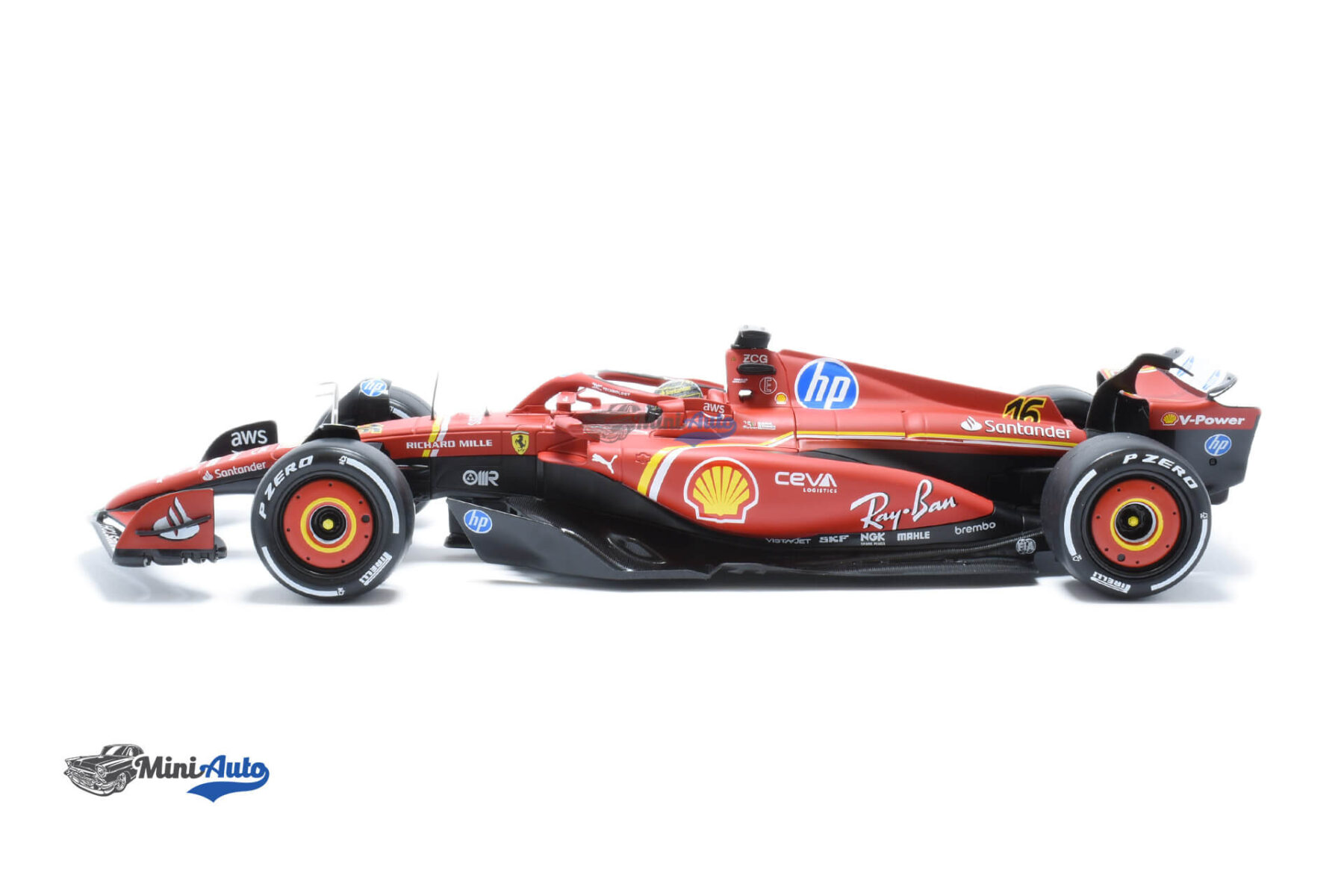 Ferrari SF24 N16 Charles Leclerc - 2024 - Red - Image 3