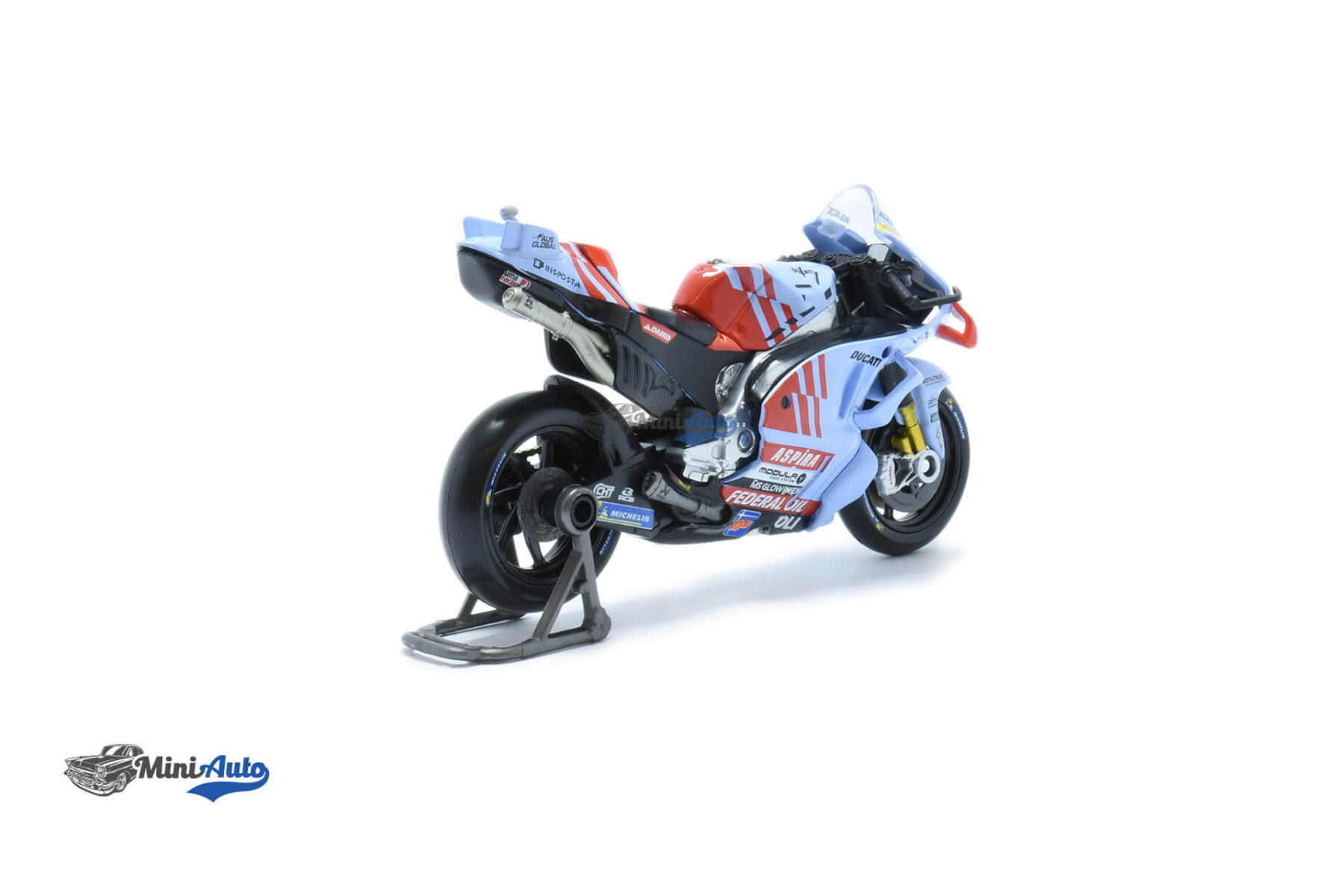 MAI36399ALEX---Ducati-GP23-Team-Gresini-N73-Alex-Marquez---2024---Light-Blue_2 Ducati GP23 Team Gresini N73 Alex Marquez - 2024 - Light Blue - Image 2