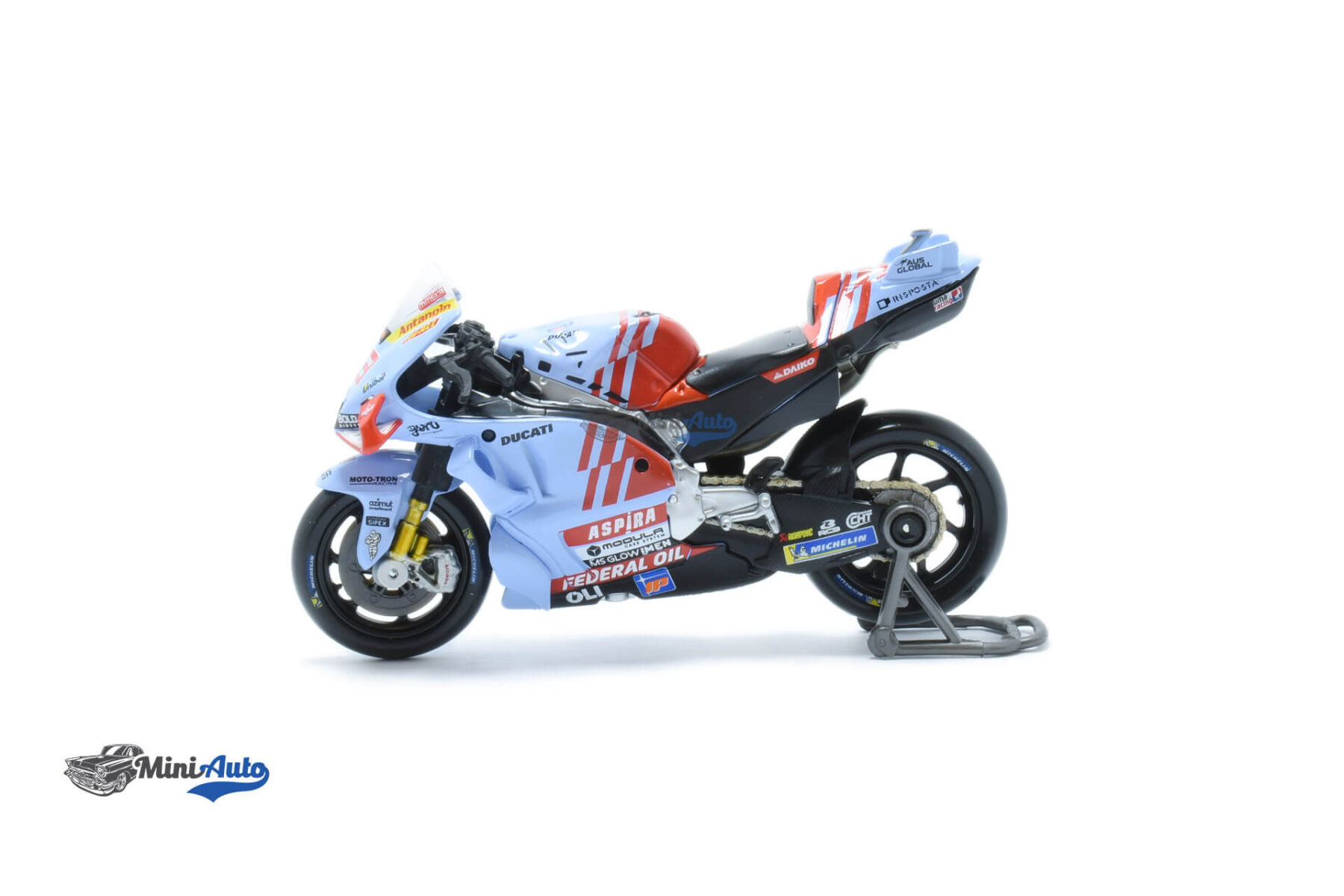 Ducati GP23 Team Gresini N93 Marc Marquez - 2024 - Light Blue - Image 3