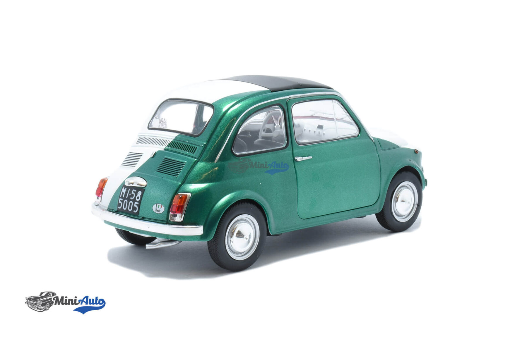 Fiat 500 Italian Livery - 1965 - White/Green/Red - Image 3