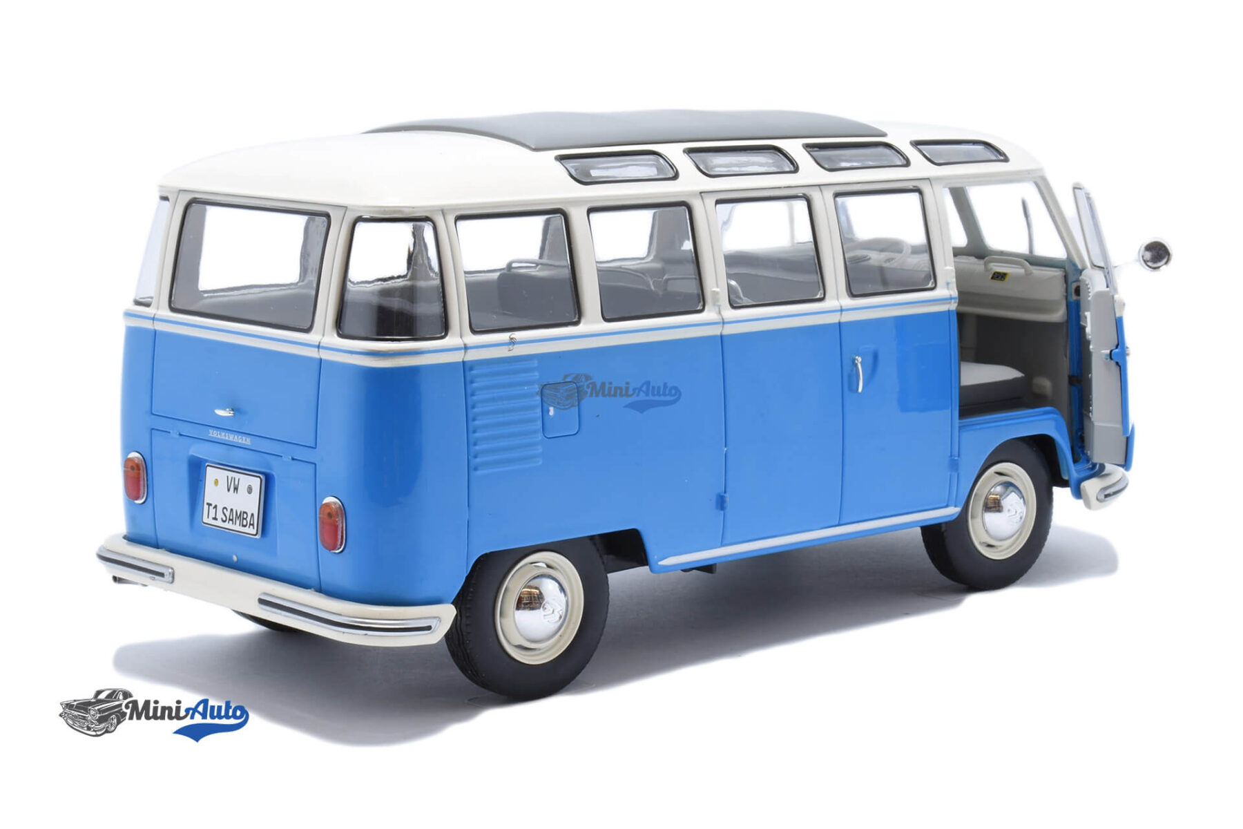 Volkswagen T1 Samba - 1962 - Blue - Image 4