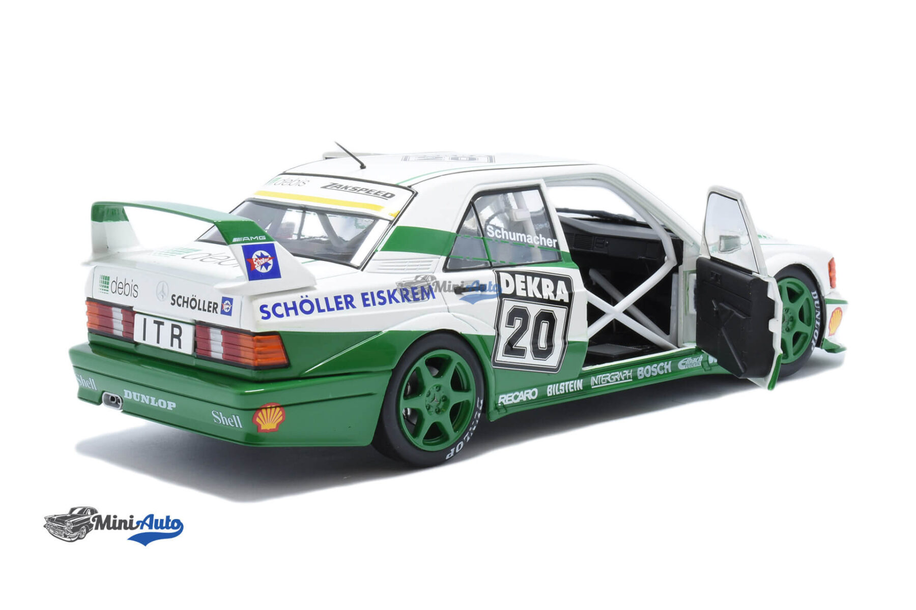 Mercedes Benz 190E EVO2 DTM Zakspeed N20 M. Schumacher - 1991 - White/Green - Image 4