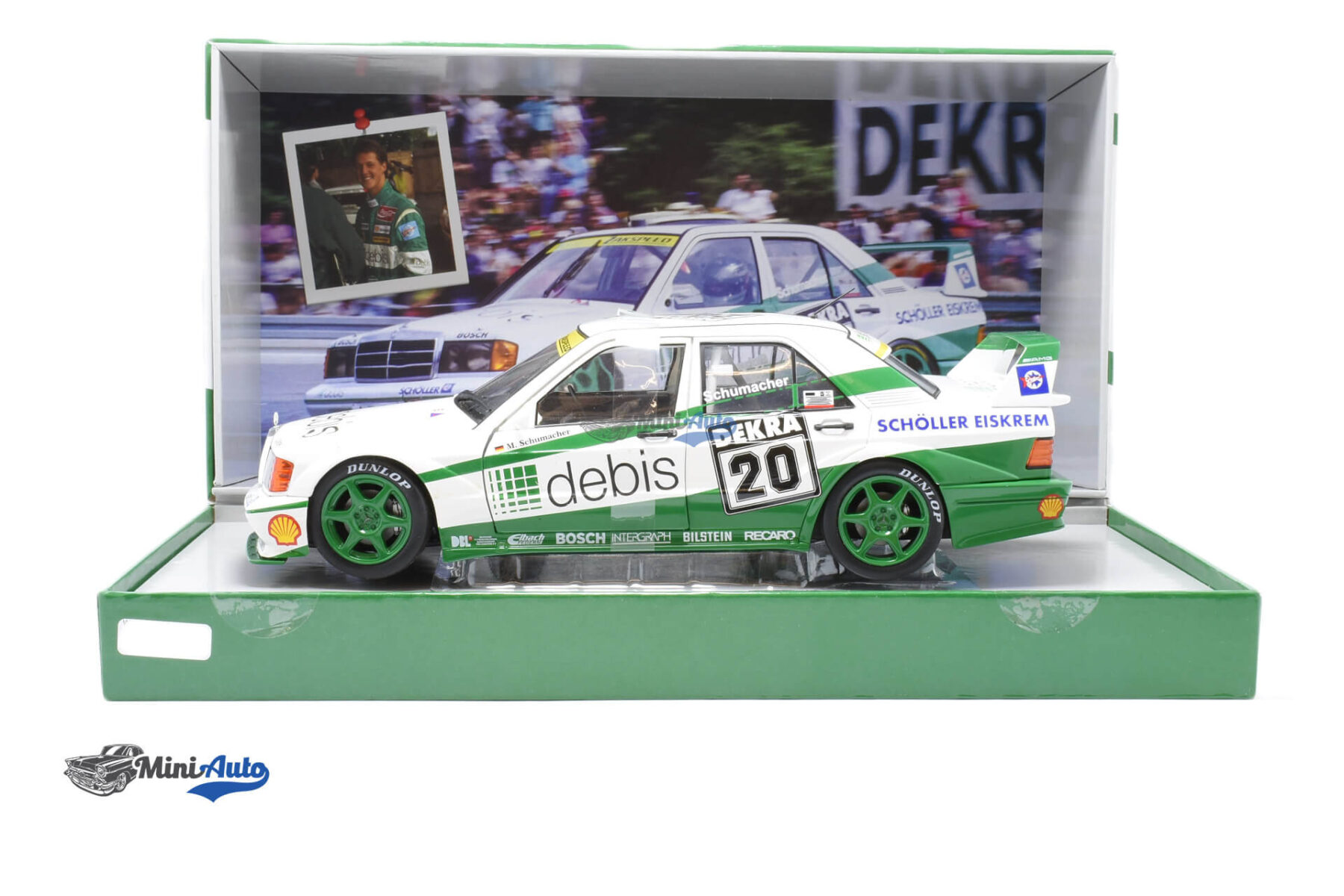 Mercedes Benz 190E EVO2 DTM Zakspeed N20 M. Schumacher - 1991 - White/Green - Image 6