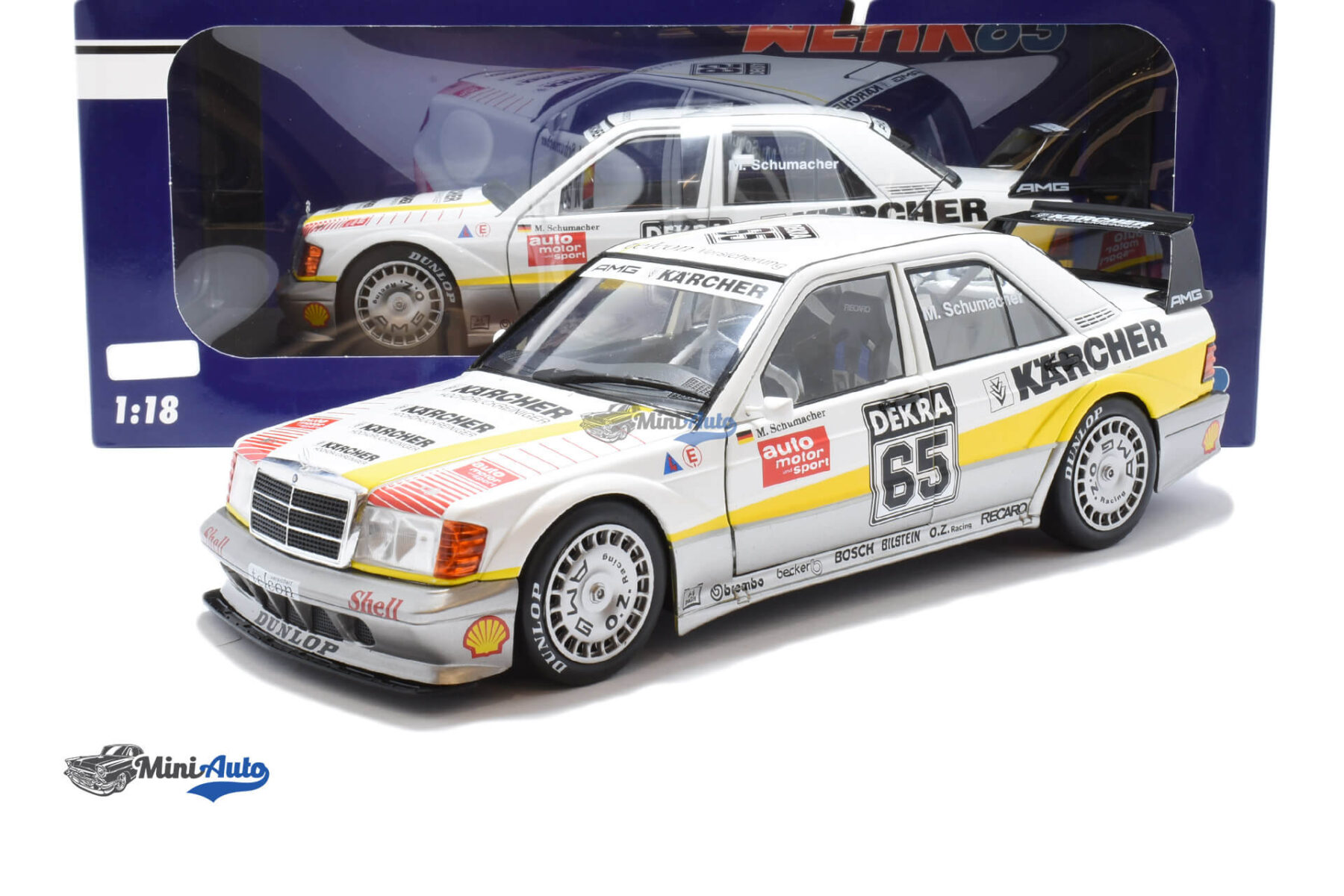 Mercedes Benz 190E EVO2 AMG N65 DTM Michael Schumacher - 1990 - White - Image 6