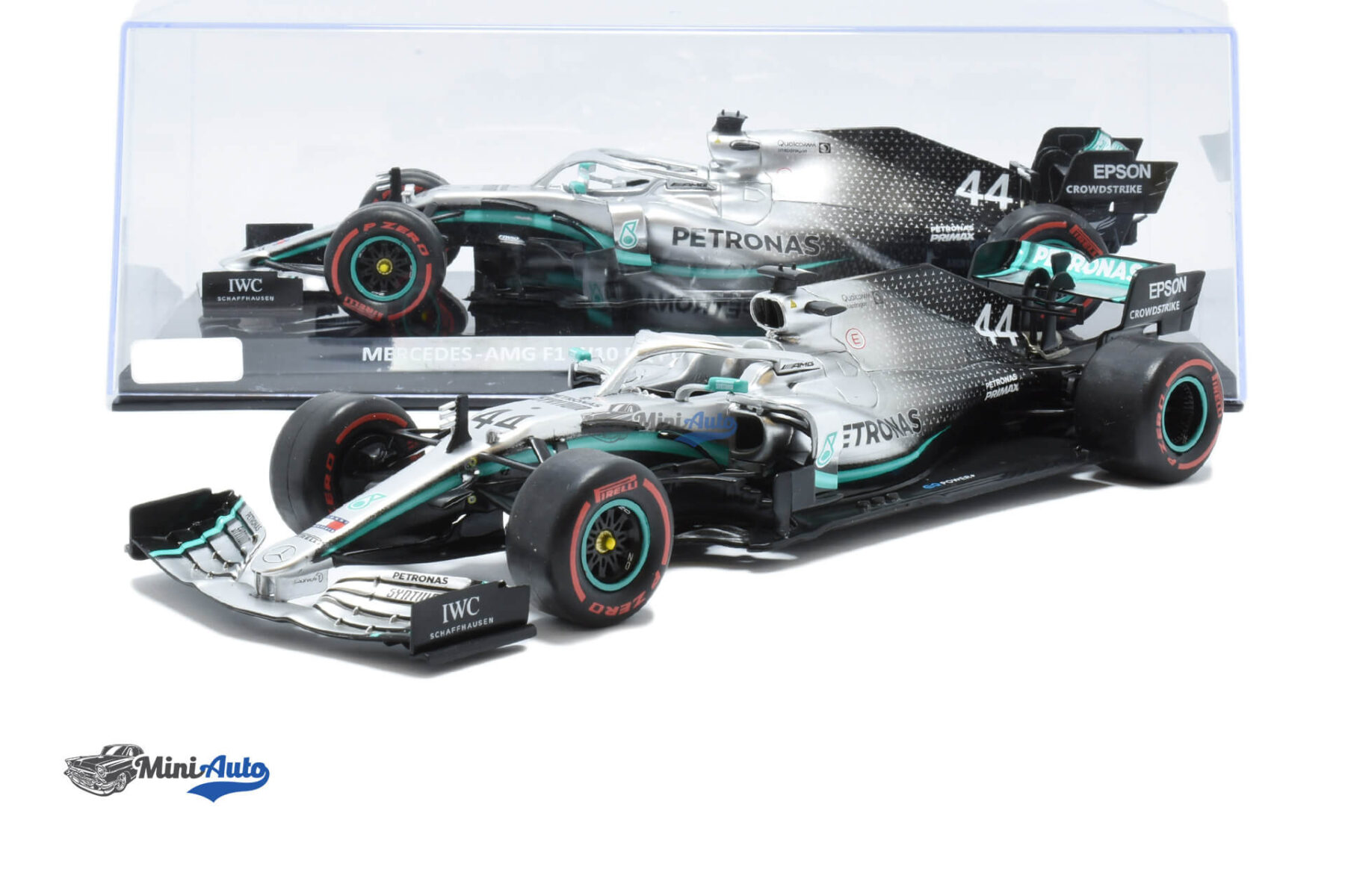 L. Hamilton Mercedes-AMG F1 W10 #44 F1 World Champion - 2019 - Silver - Image 4