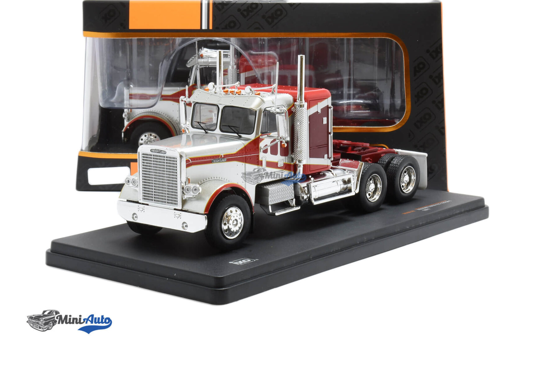 Freightliner FLC 120 64 T SZM - 1977 - Silver/Red - Image 4