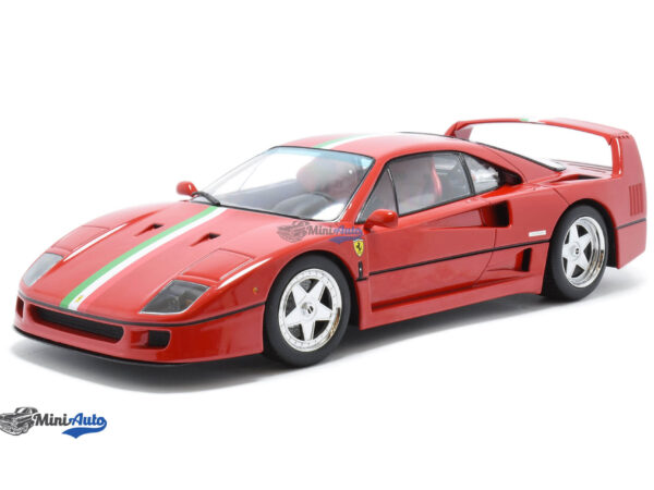 Ferrari F40 Italian Stripes - 1987 - Red