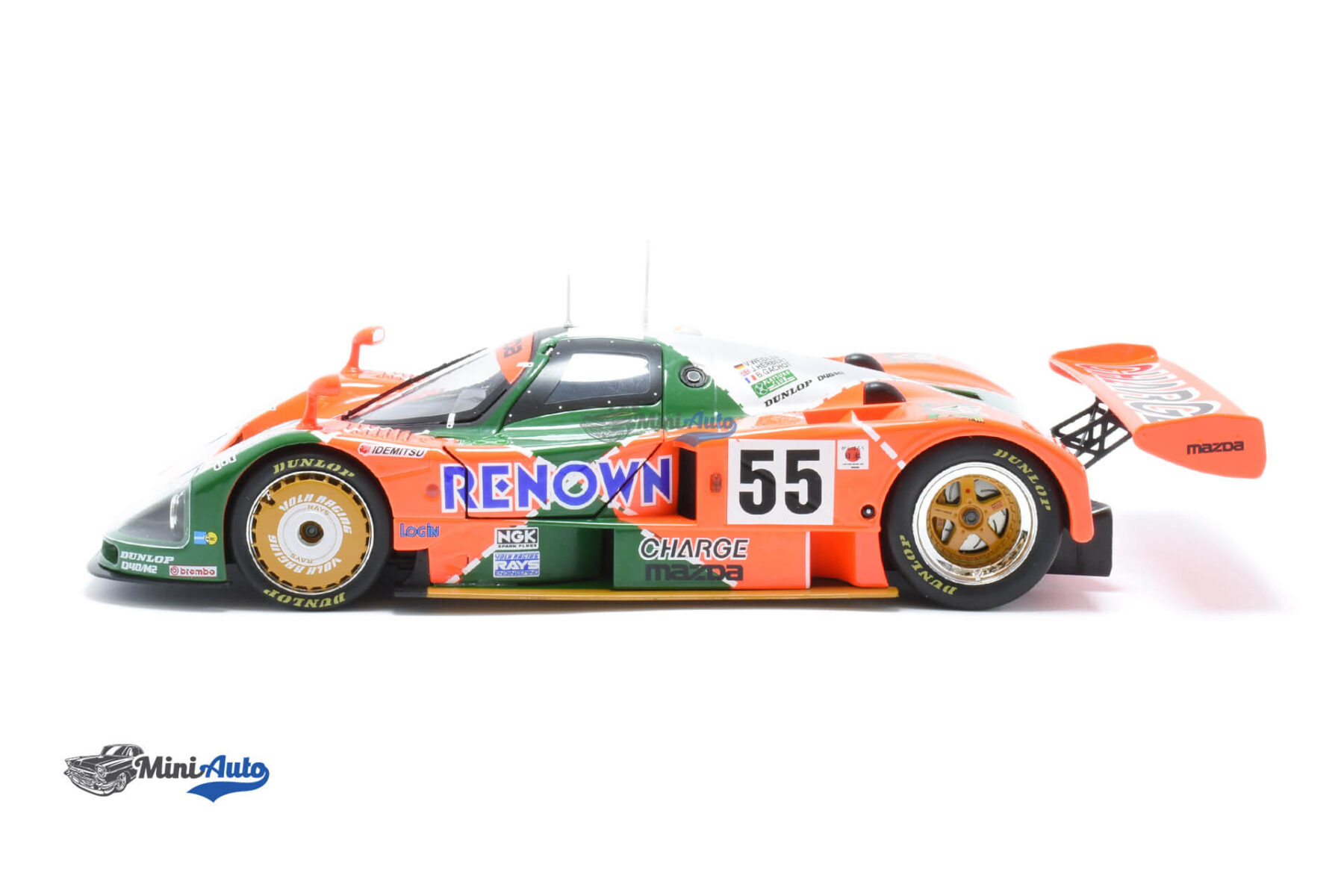Mazda 787B 2.6L N55 Winner 24h Le Mans - 1991 - Orange/Green - Image 5