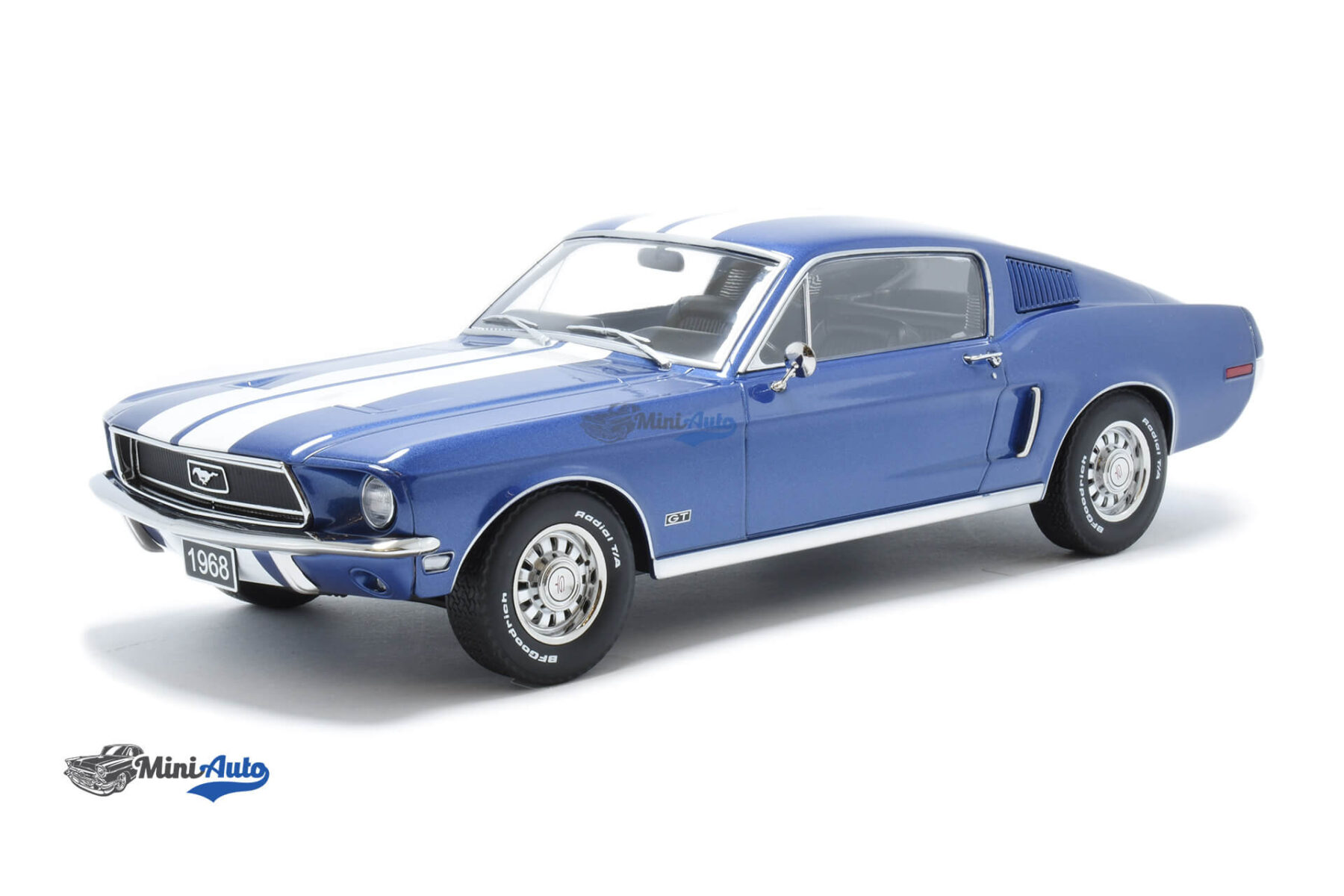 KKDC181394---Ford-Mustang-GT-Fastback---1968---Blue_1 Ford Mustang GT Fastback - 1968 - Blue - Image 1