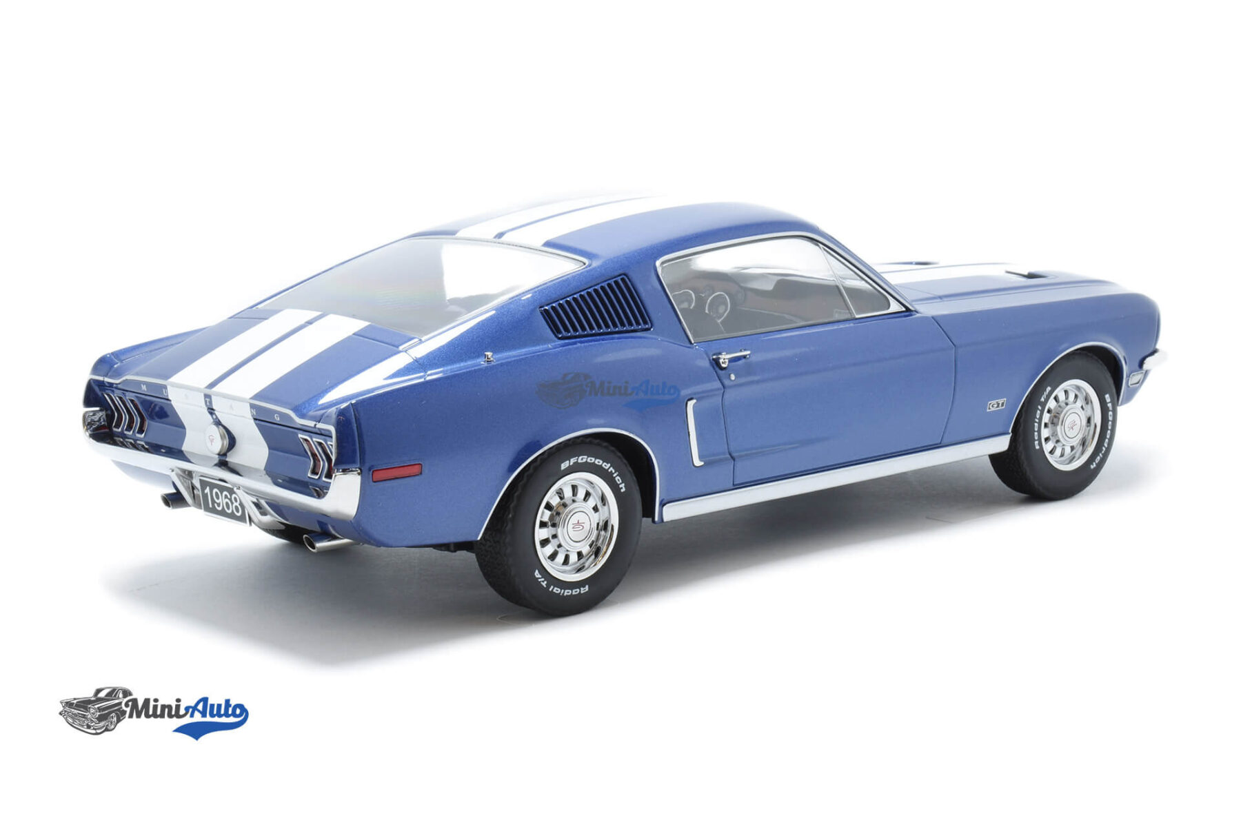 KKDC181394---Ford-Mustang-GT-Fastback---1968---Blue_2 Ford Mustang GT Fastback - 1968 - Blue - Image 2