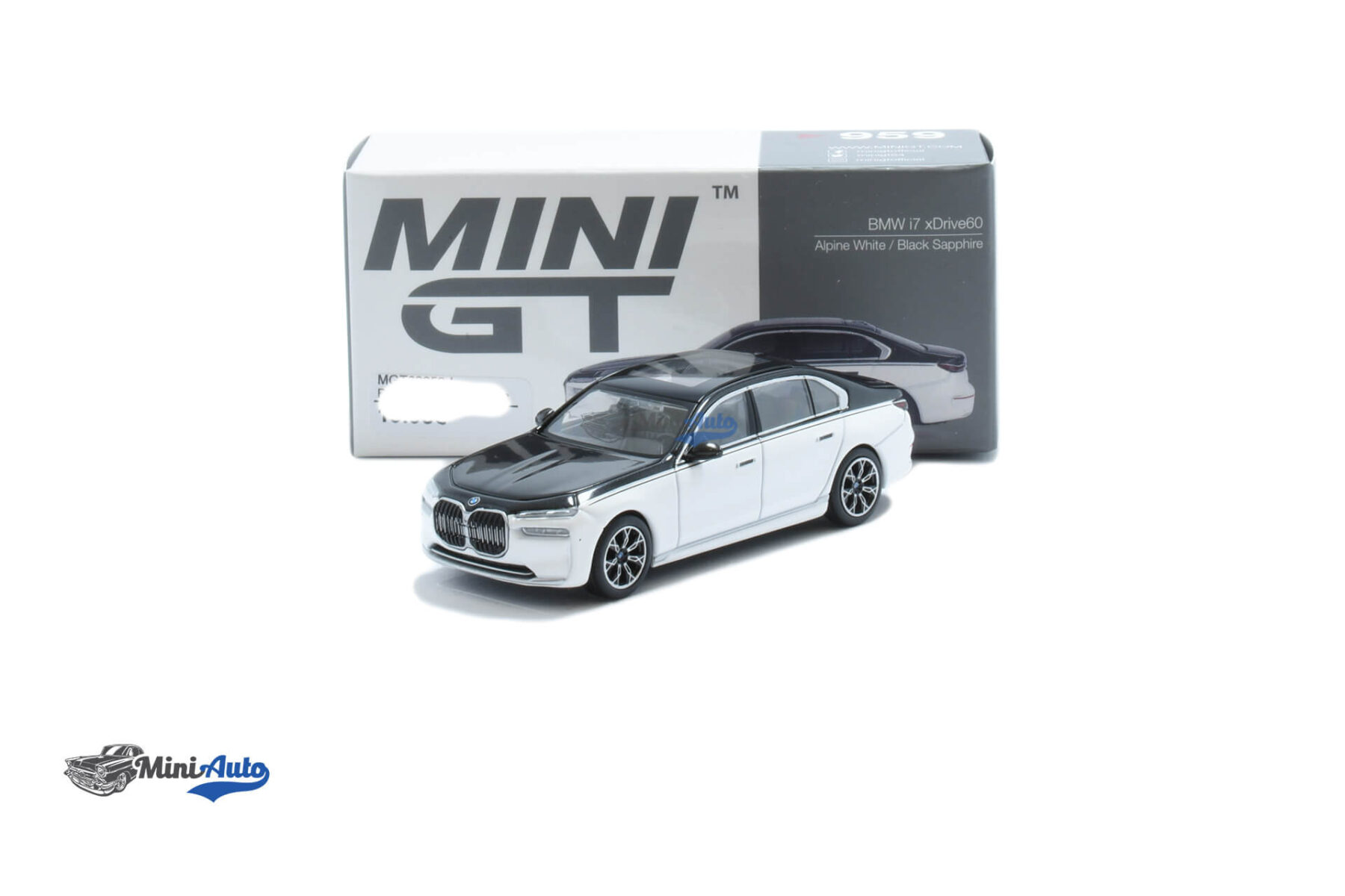 BMW i7 xDrive - 2023 - Black/White - Image 4