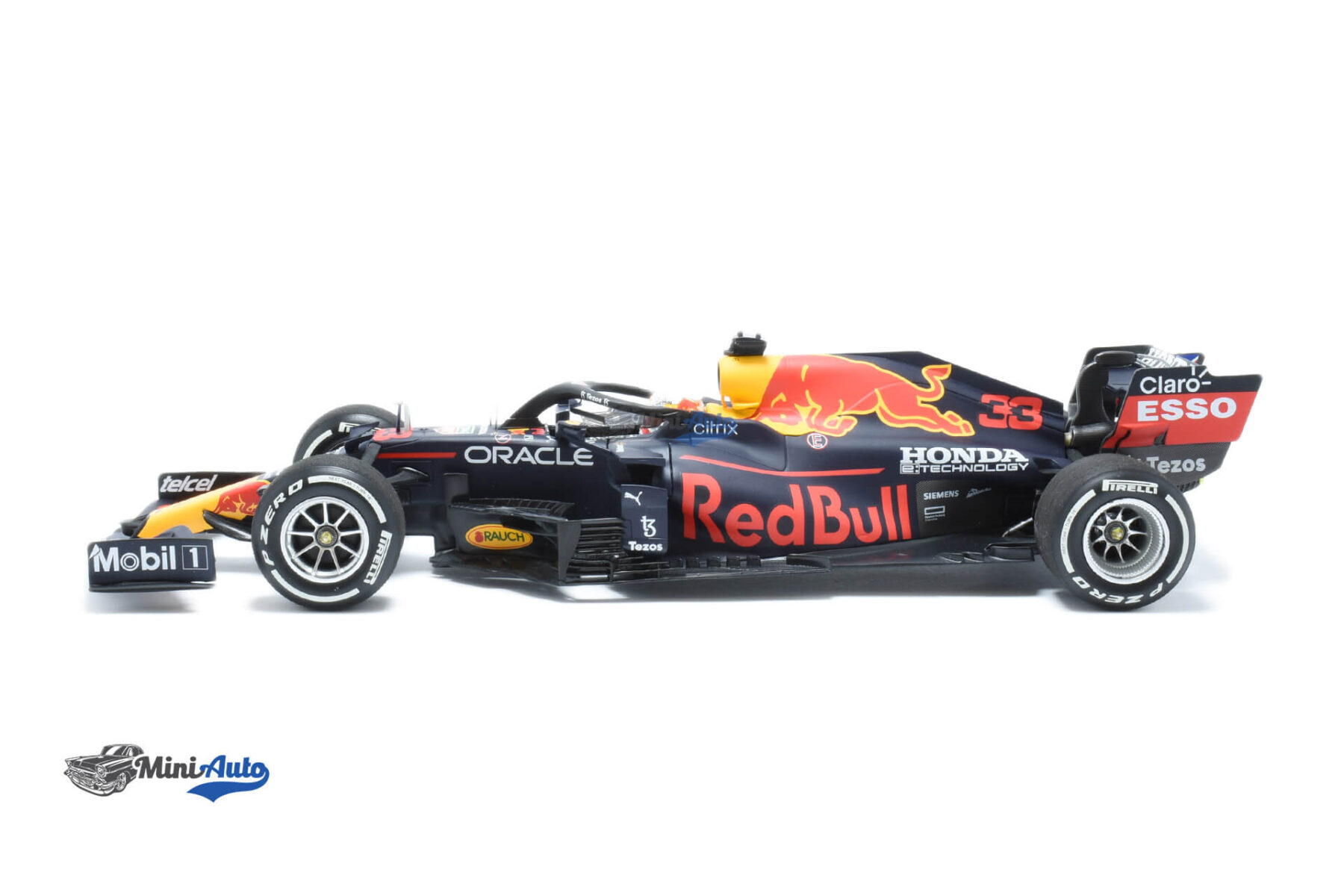Red Bull RB16B N33 Max Verstappen Winner Abu Dhabi - 2021 - Dark Blue - Image 4