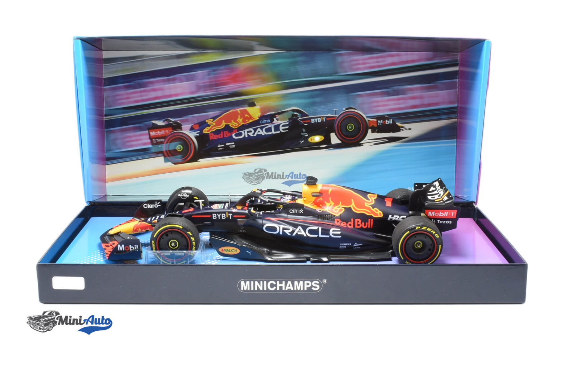 Red Bull RB18 N1 Max Verstappen Winner Miami - 2022 - Dark Blue - Image 4
