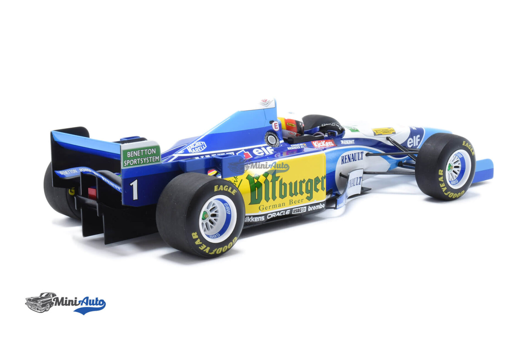 Benetton B195 N1 M. Schumacher Winner Pacific GP - 1995 - Blue - Image 2