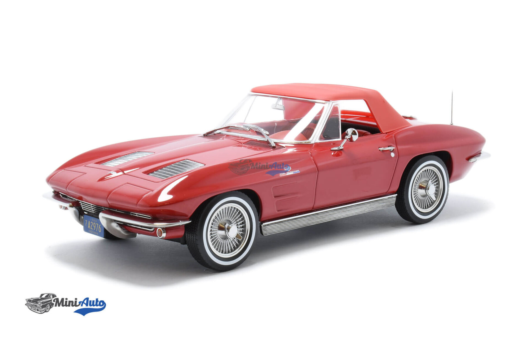 N189056---Chevrolet-Corvette-Sting-Ray-Cabriolet---1963---Red_1 Chevrolet Corvette Sting Ray Cabriolet - 1963 - Red - Image 1