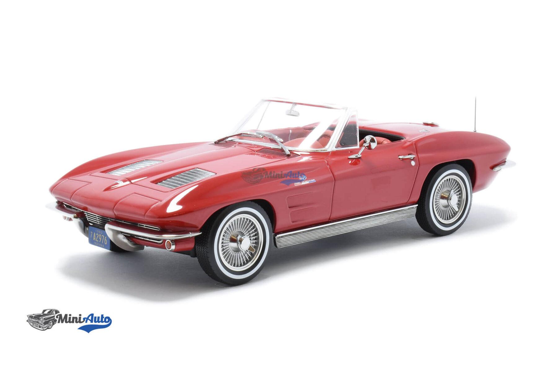 N189056---Chevrolet-Corvette-Sting-Ray-Cabriolet---1963---Red_2 Chevrolet Corvette Sting Ray Cabriolet - 1963 - Red - Image 2