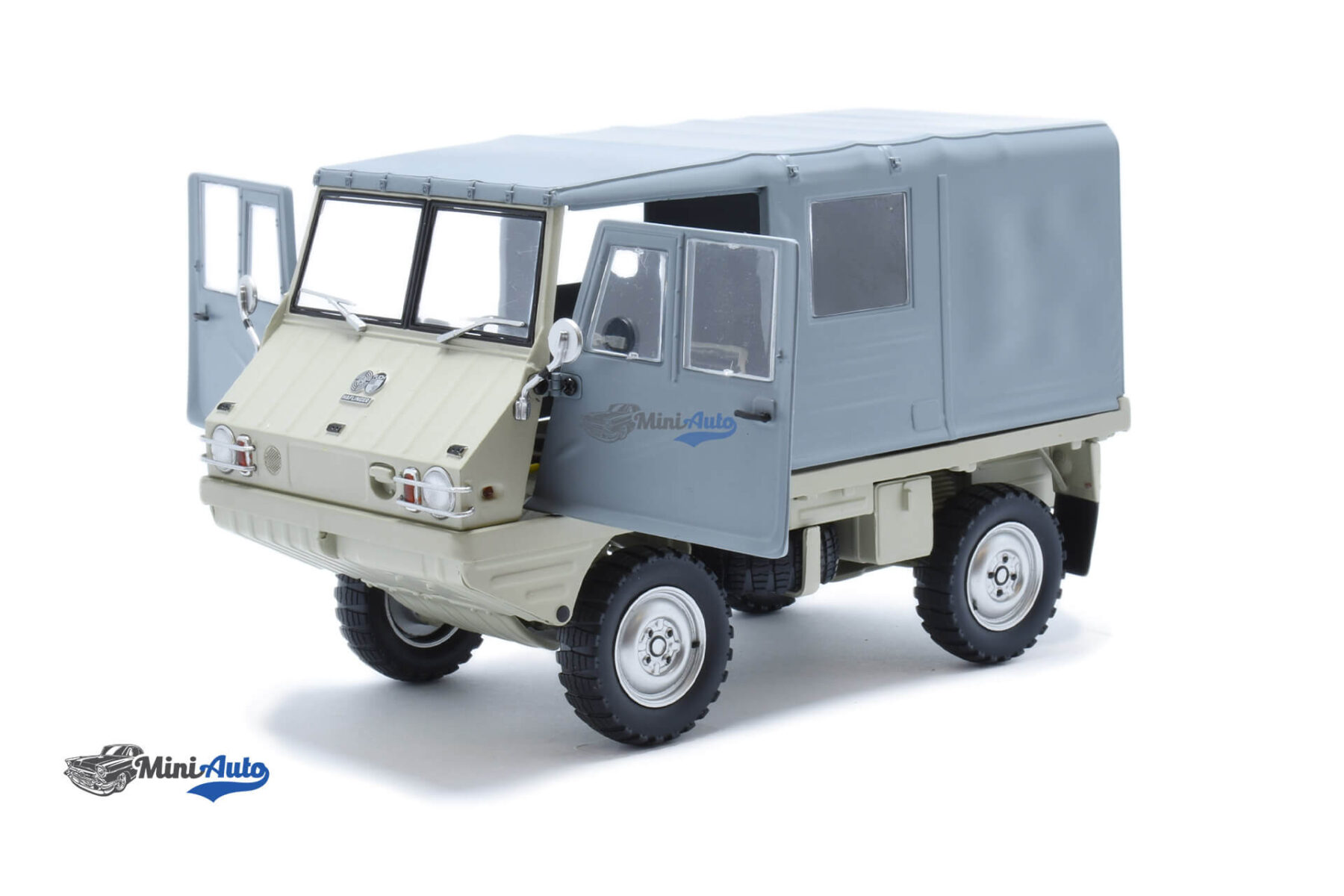 Steyr Halflinger Large Roof 4X4 - 1975 - Grey - Image 2