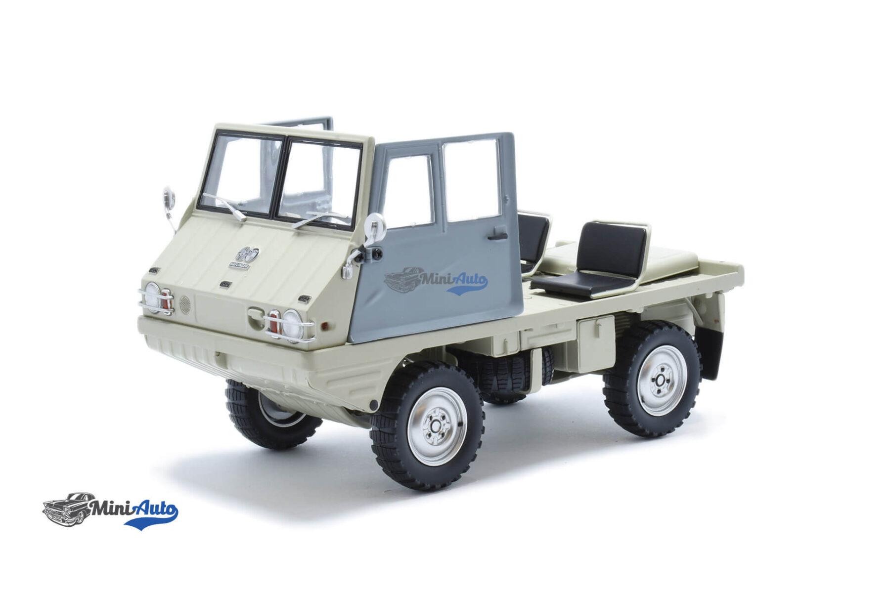 Steyr Halflinger Large Roof 4X4 - 1975 - Grey - Image 3