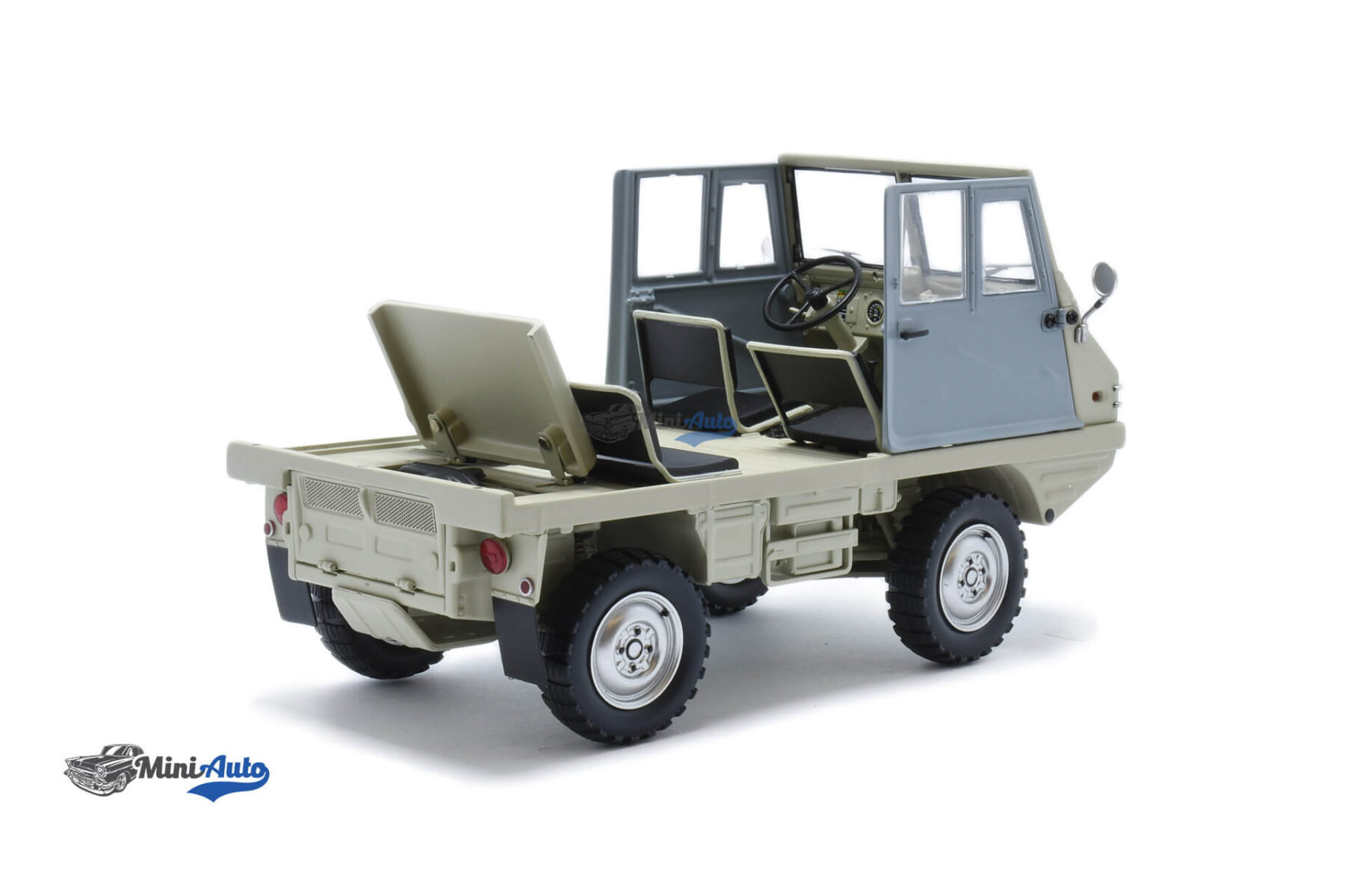 Steyr Halflinger Large Roof 4X4 - 1975 - Grey - Image 5