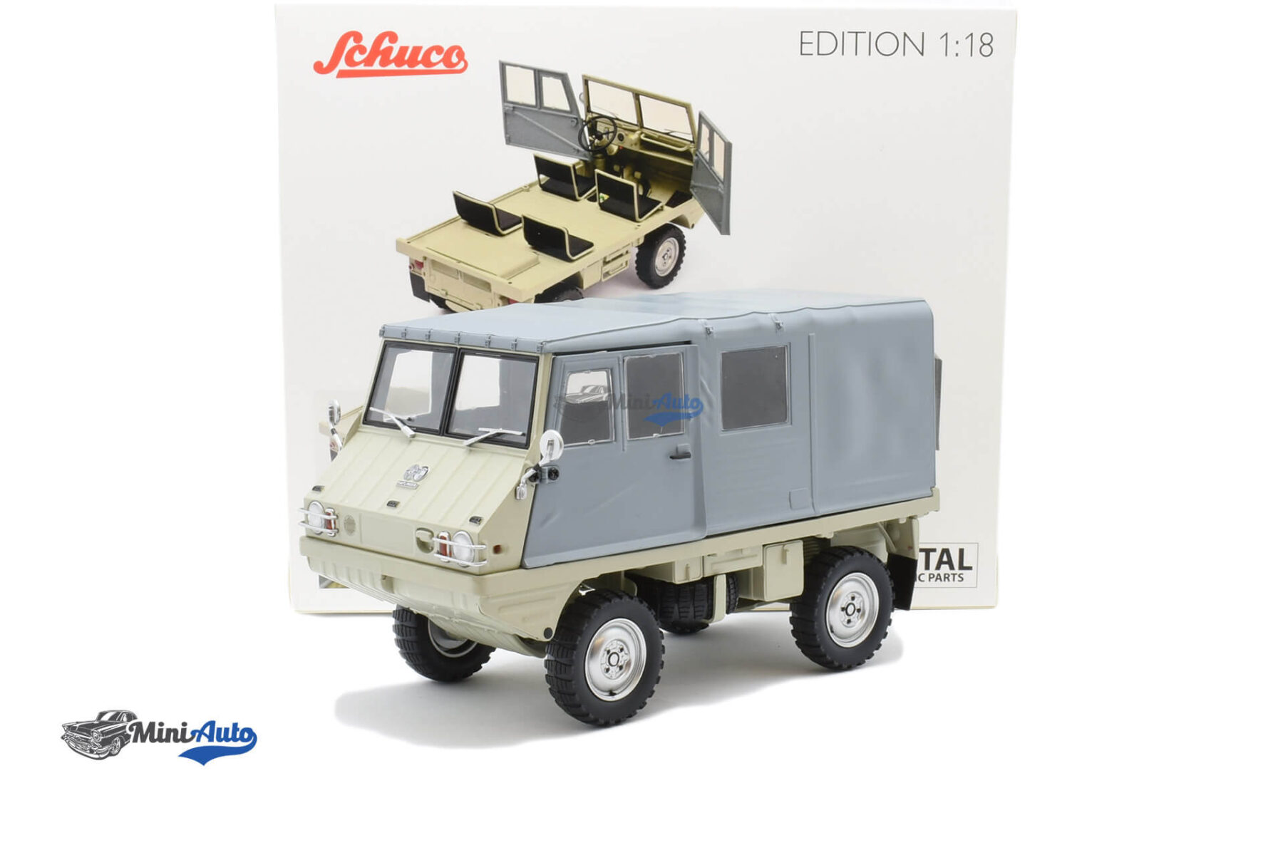 Steyr Halflinger Large Roof 4X4 - 1975 - Grey - Image 7