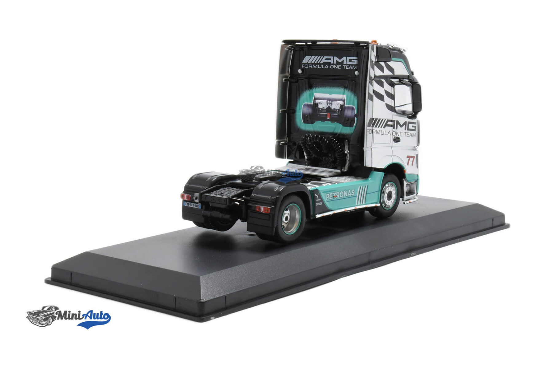 Mercedes Benz Actros MP4 Truck AMG Petronas F1 Team - 2012 - Silver/Black - Image 2