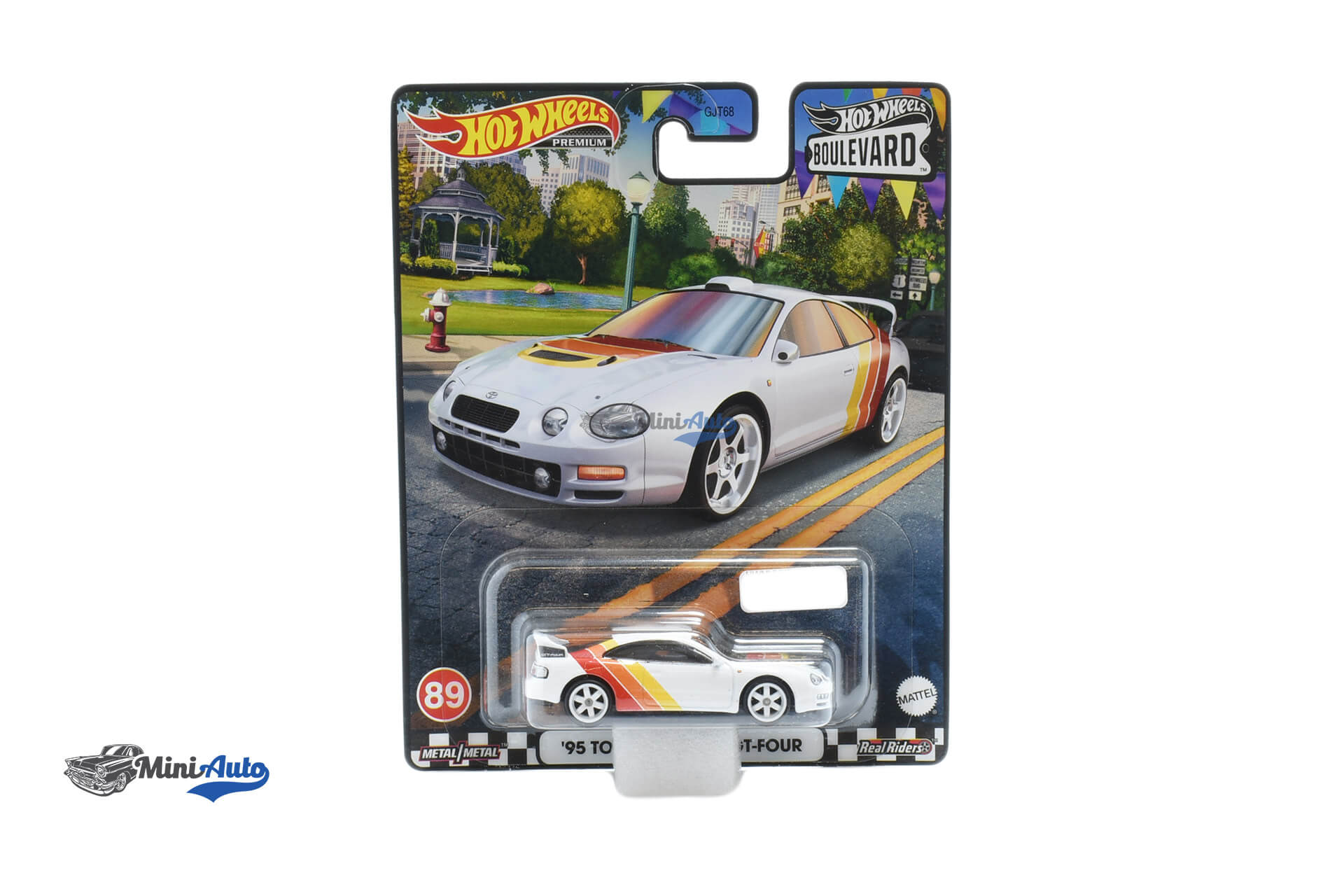 HWMVHKF33---Toyota-Celica-GT-Four---1995---WhiteRedOrangeYellow_1 Toyota Celica GT-Four - 1995 - White/Red/Orange/Yellow - Image 1