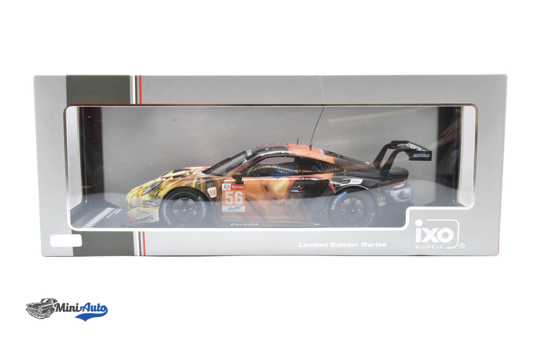 Porsche 911 RSR Winner LMGTE Am Class N56 - 2019 - Green/Orange/Black - Image 4