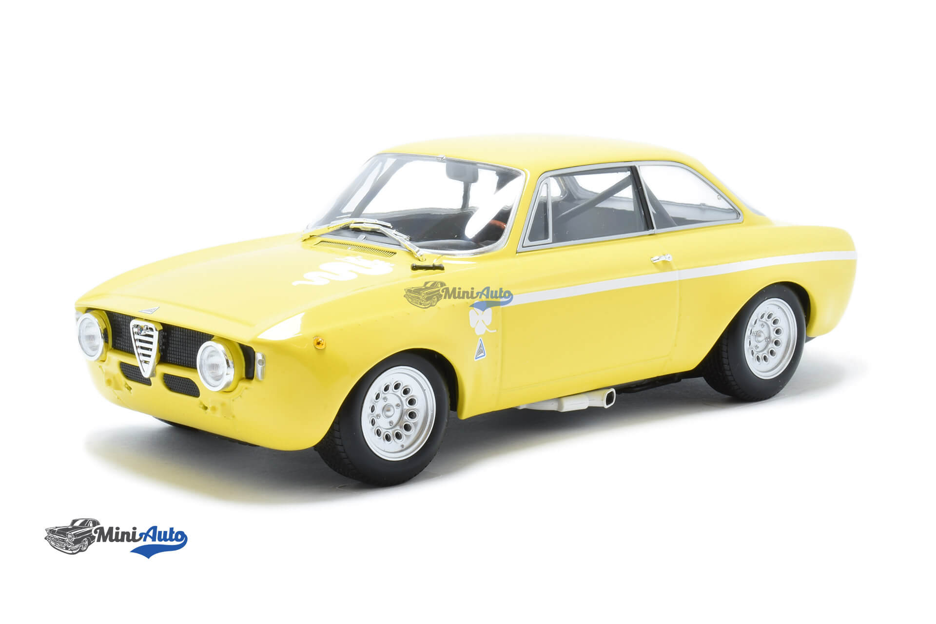 MIN155120024---Alfa-Romeo-GTA-1300-Junior---1971---Yellow_1 Alfa Romeo GTA 1300 Junior Limited 350pcs - 1971 - Yellow - Image 1