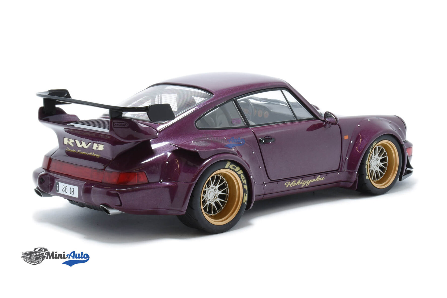 Porsche 911 964 RWB Bodykit Hekigyoku - 2022 - Purple - Image 3