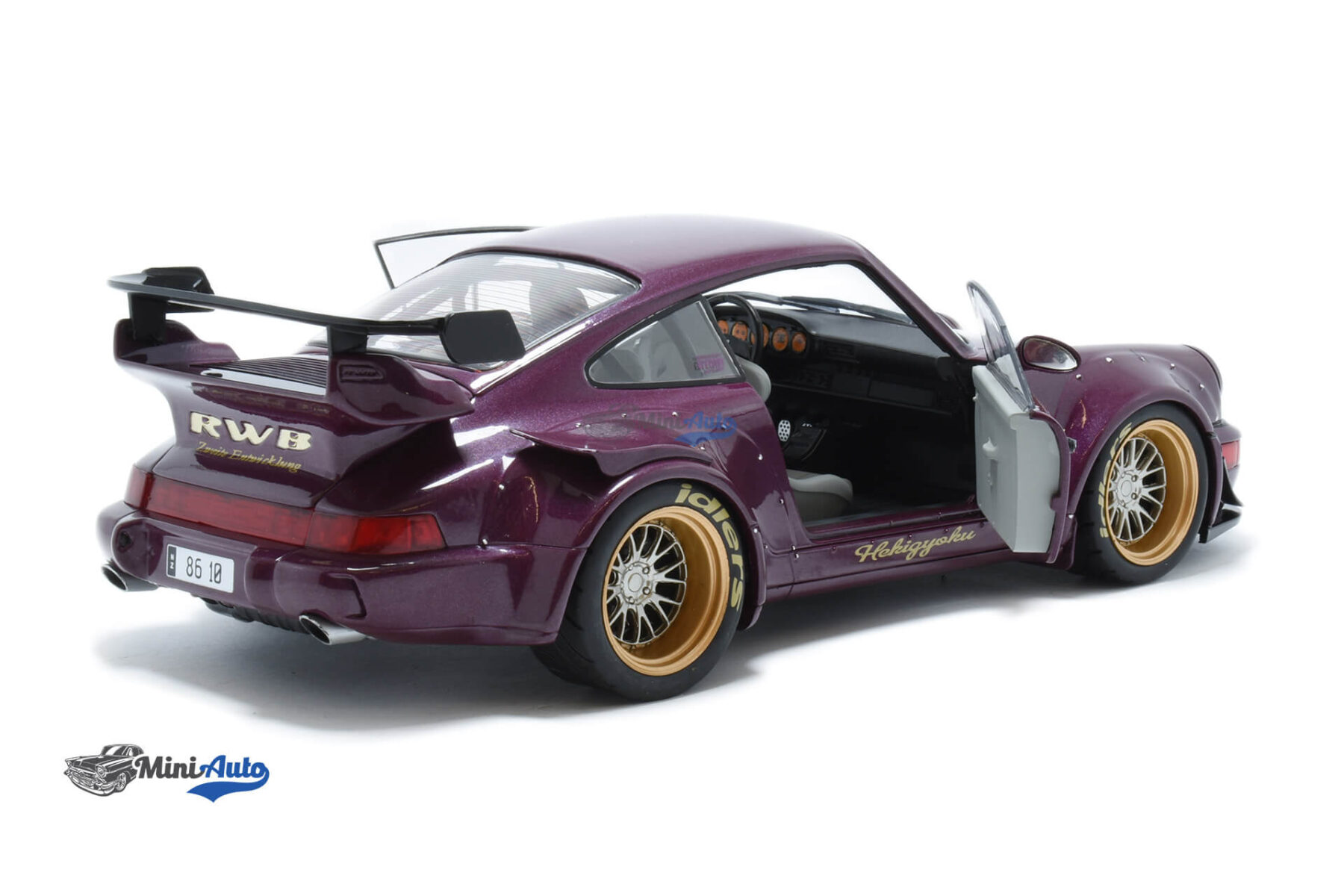 Porsche 911 964 RWB Bodykit Hekigyoku - 2022 - Purple - Image 4