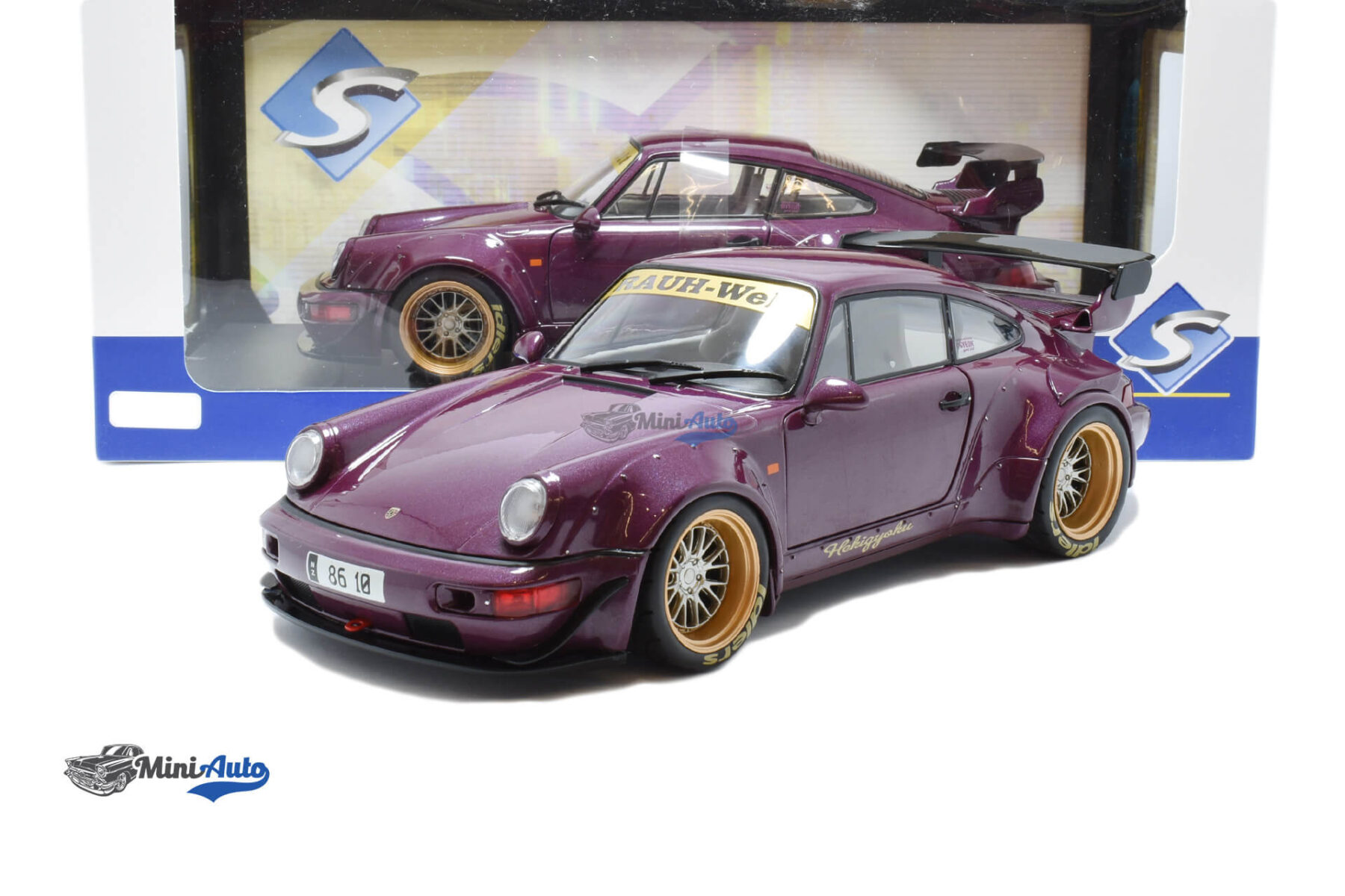 Porsche 911 964 RWB Bodykit Hekigyoku - 2022 - Purple - Image 6