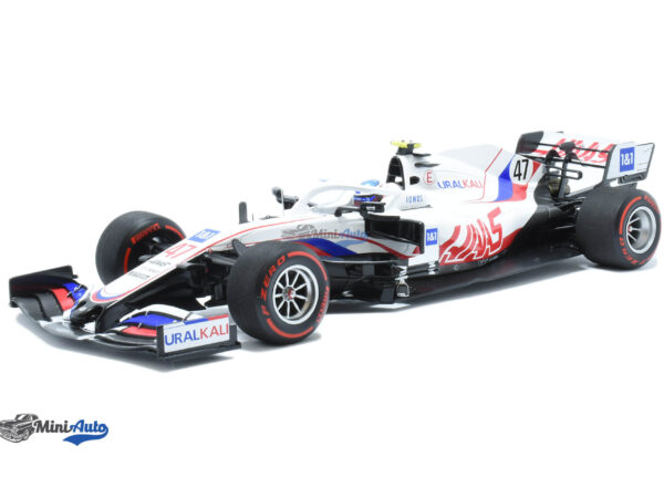 Haas VF-21 N47 Mick Schumacher - 2021 - White/Black