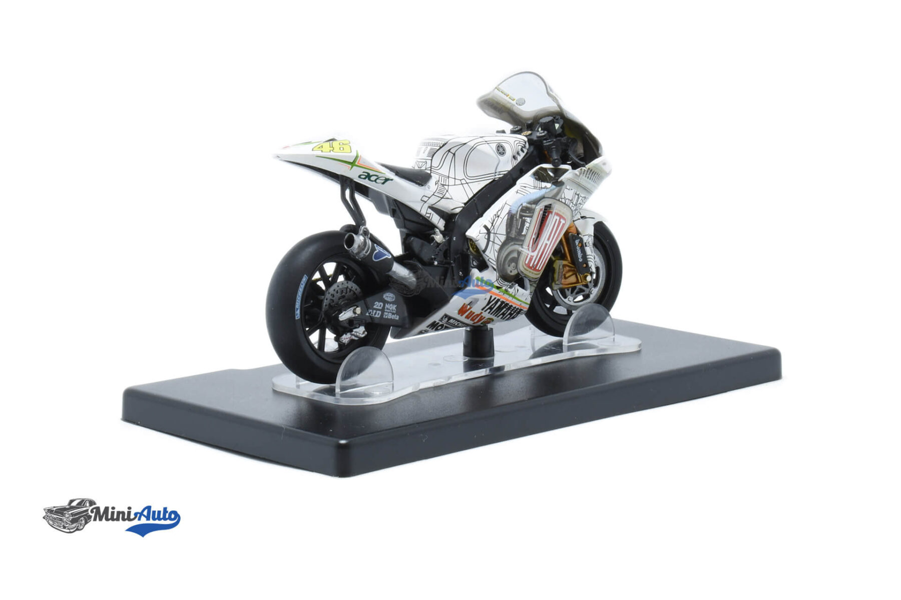 Yamaha - YZR-M1 N46 Showbike Valencia Motogp Valentino Rossi - 2007 - White - Image 2