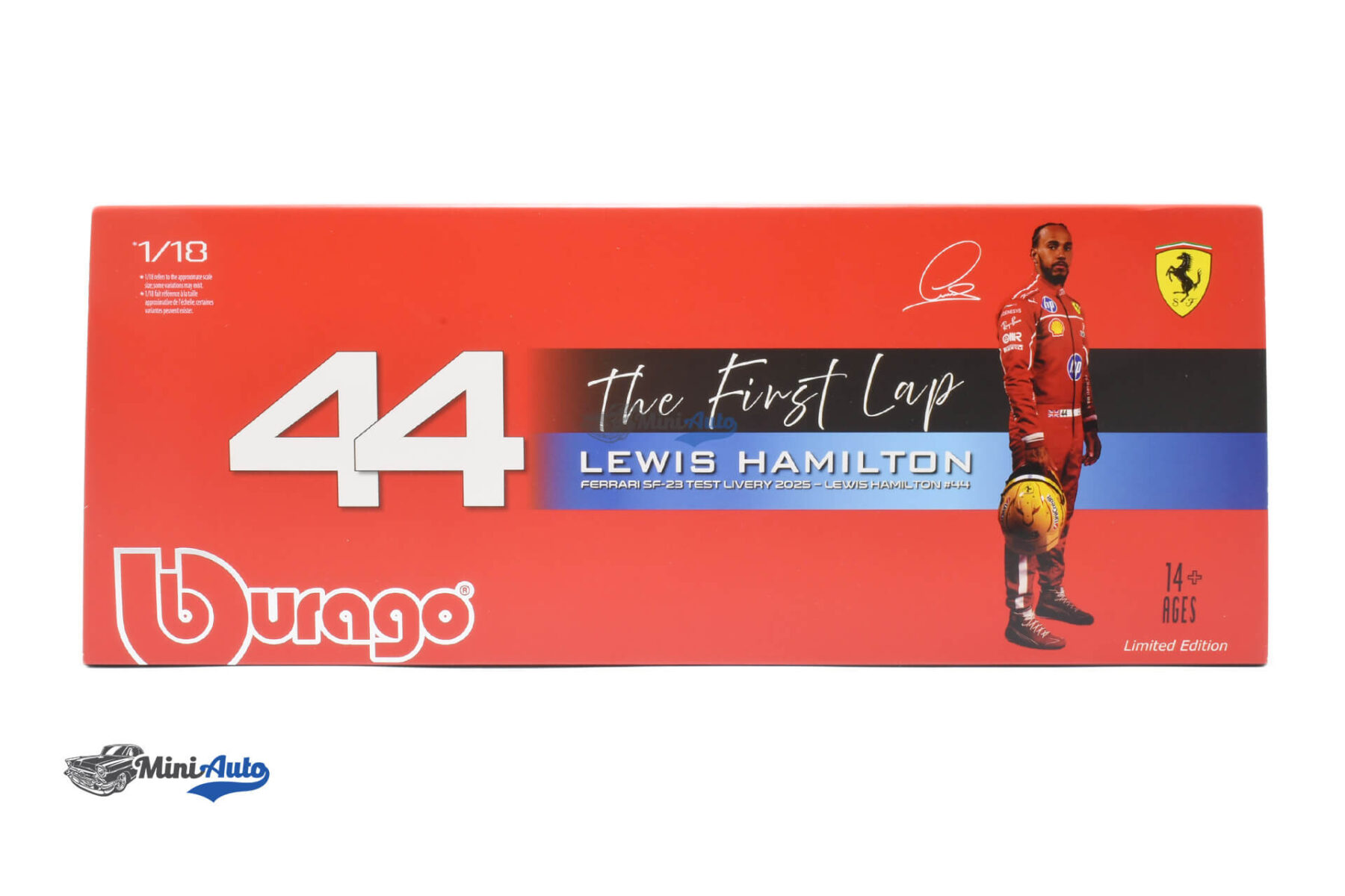 Ferrari F1 SF-23 Scuderia HP Fiorano N44 Lewis Hamilton - 2025 - Red - Image 4