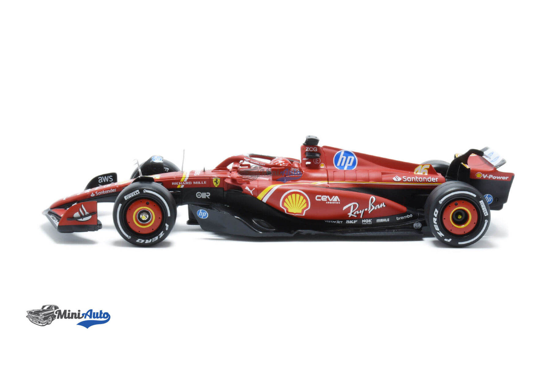 Ferrari SF-24 Scuderia HP N16 Charles Leclerc - 2024 - Red - Image 3
